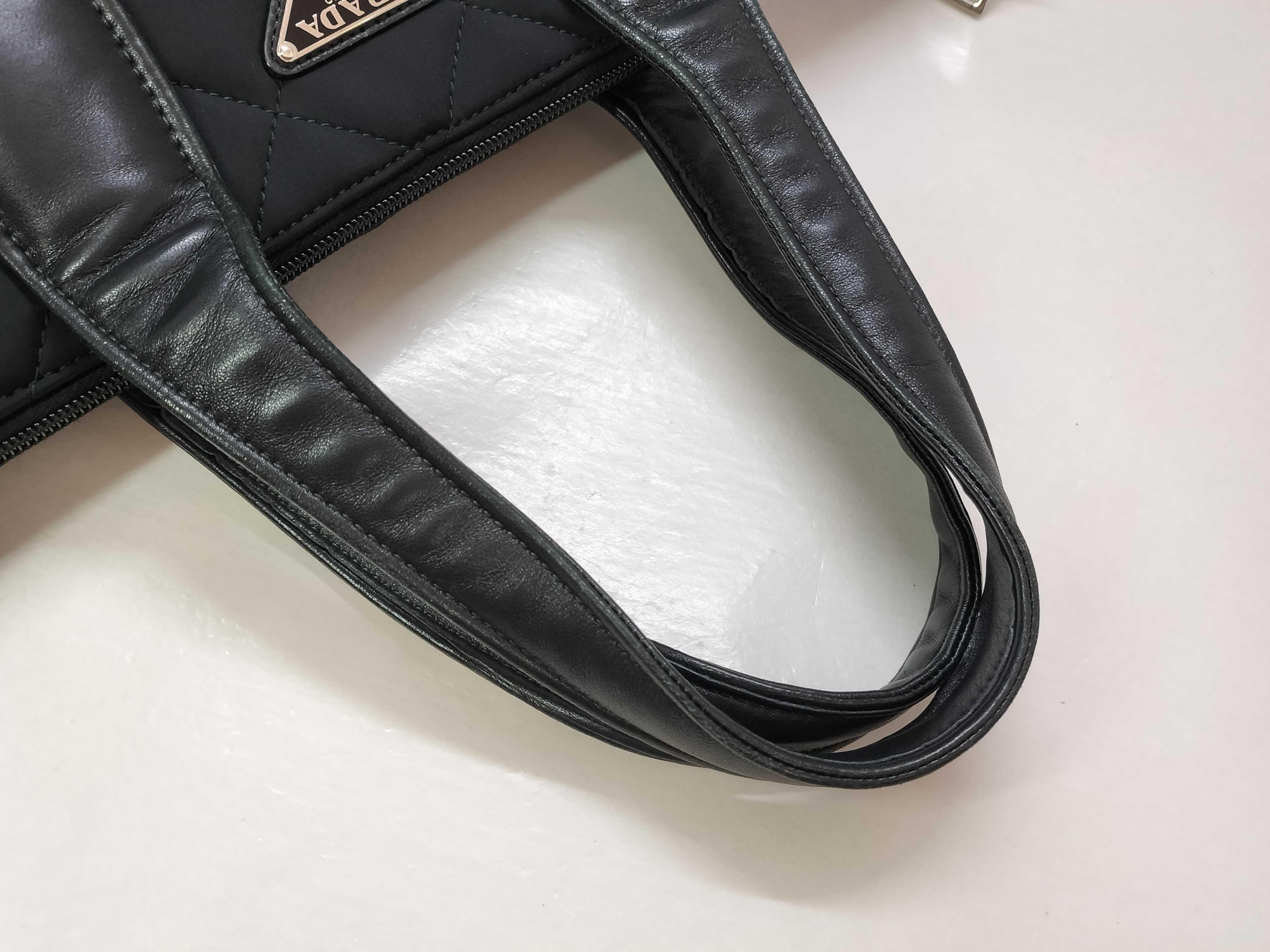 Nylon Prada Quilted 2-Way Tote Bag Shoulder Tote Bag — view 3