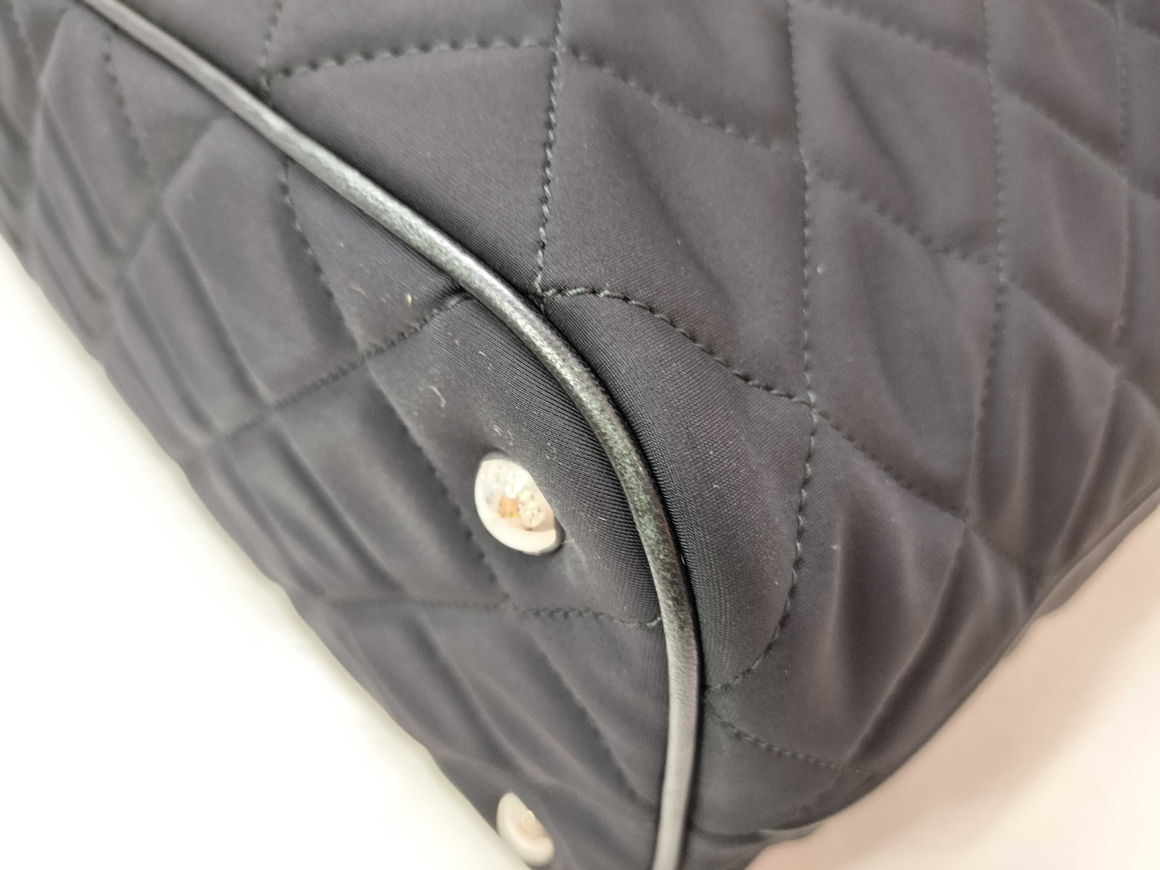 Nylon Prada Quilted 2-Way Tote Bag Shoulder Tote Bag — view 7