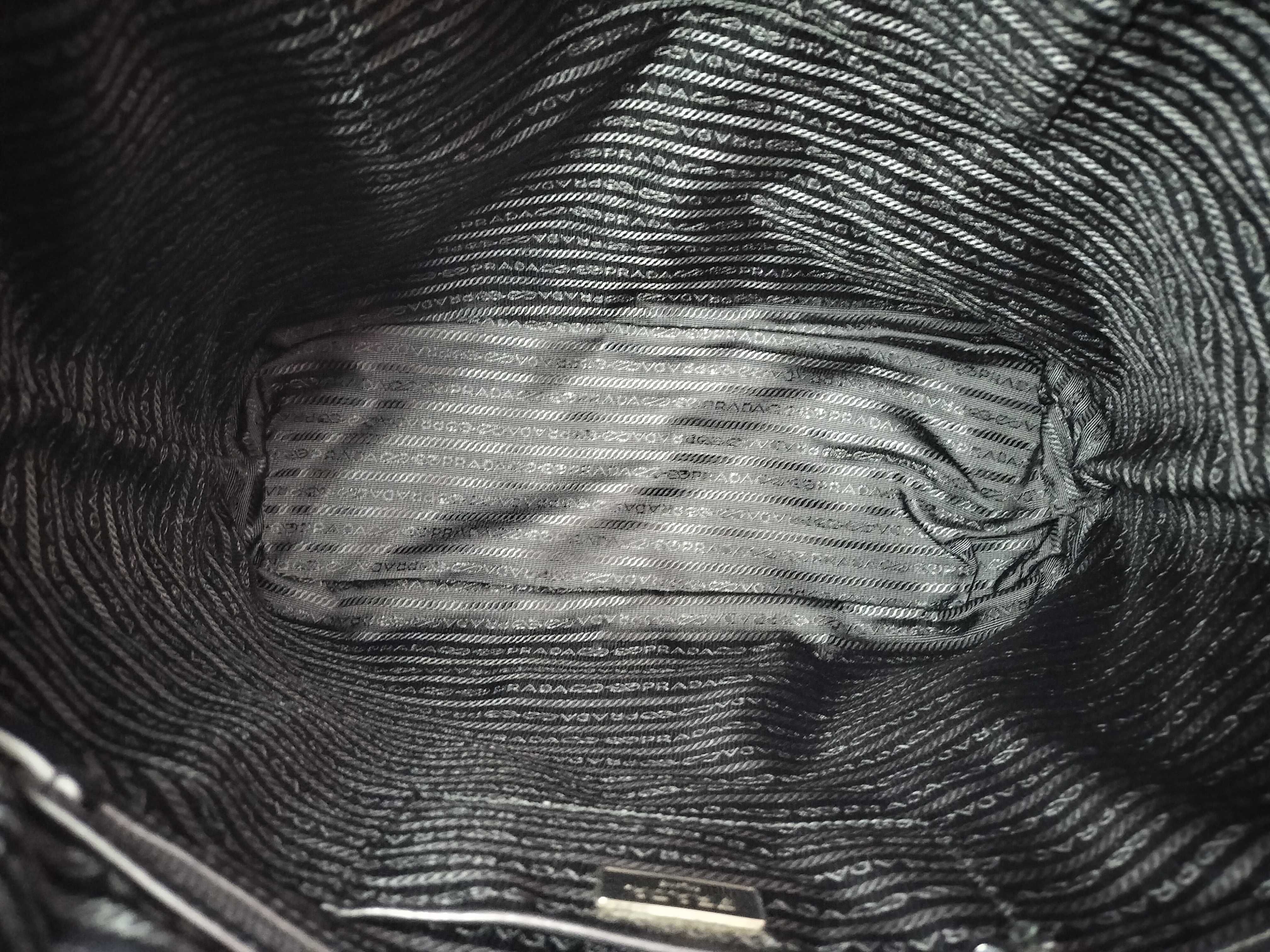 Nylon Prada Quilted 2-Way Tote Bag Shoulder Tote Bag — view 8