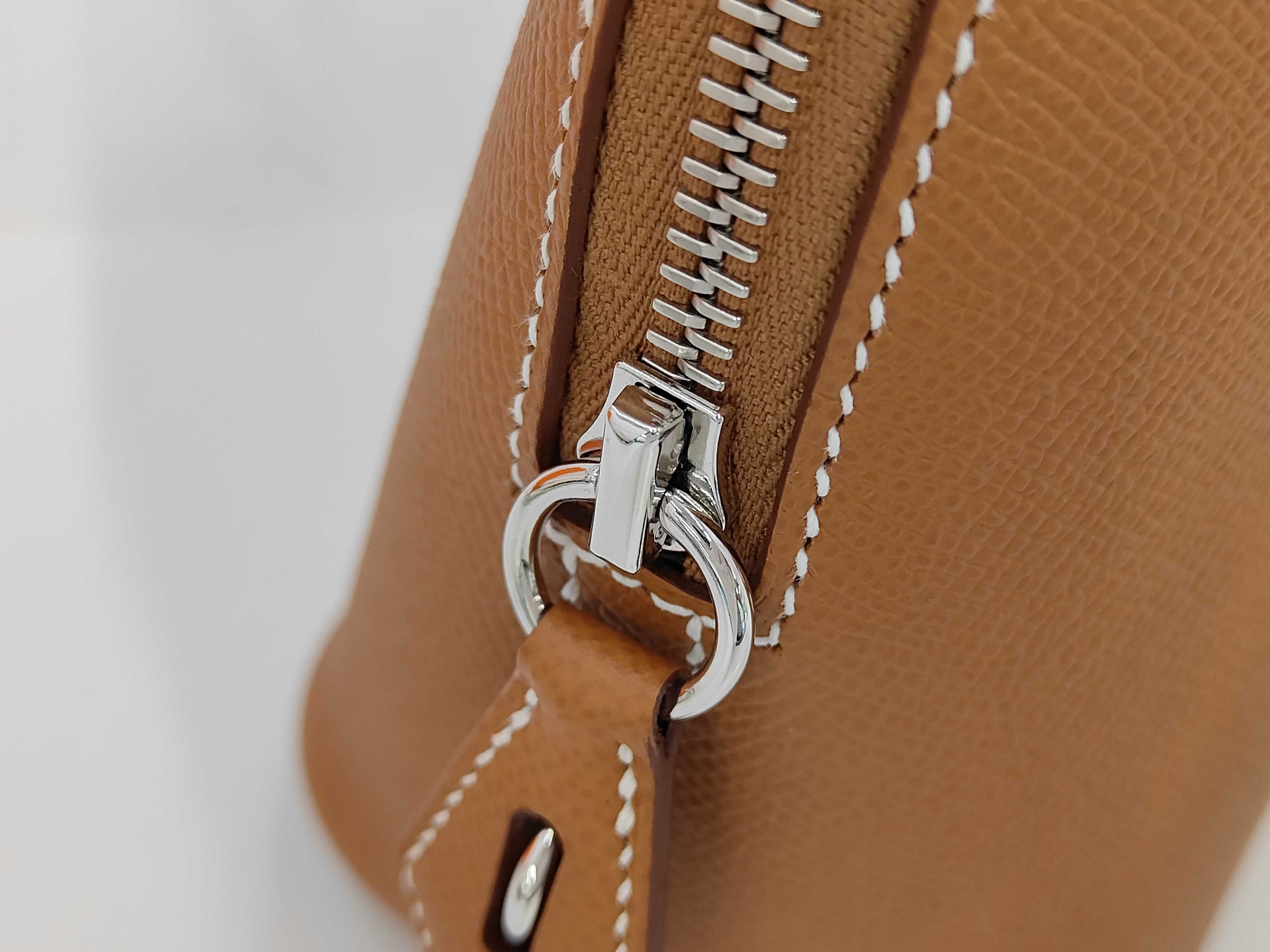 Bolide 1923 25 Veau Epsom Gold Silver Hardware G Stamp Handbag — view 9
