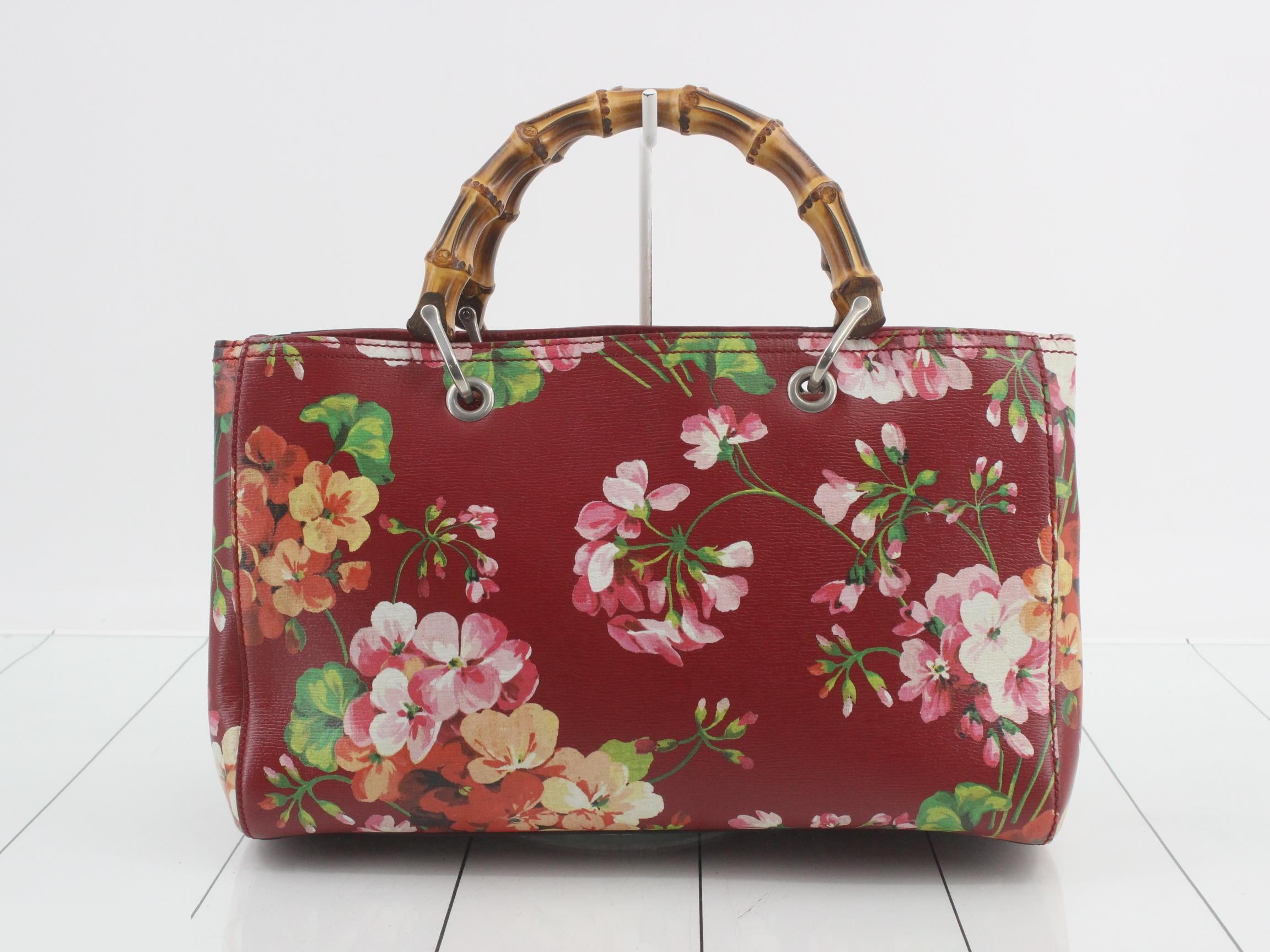 Bamboo Shopper Blooms Leather 2-Way Tote Bag — view 2