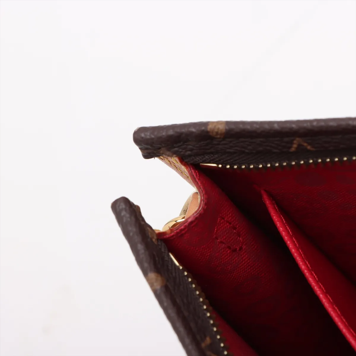 x Yayoi Kusama Monogram Toiletry Pouch on Chain M81982 Brown — view 12