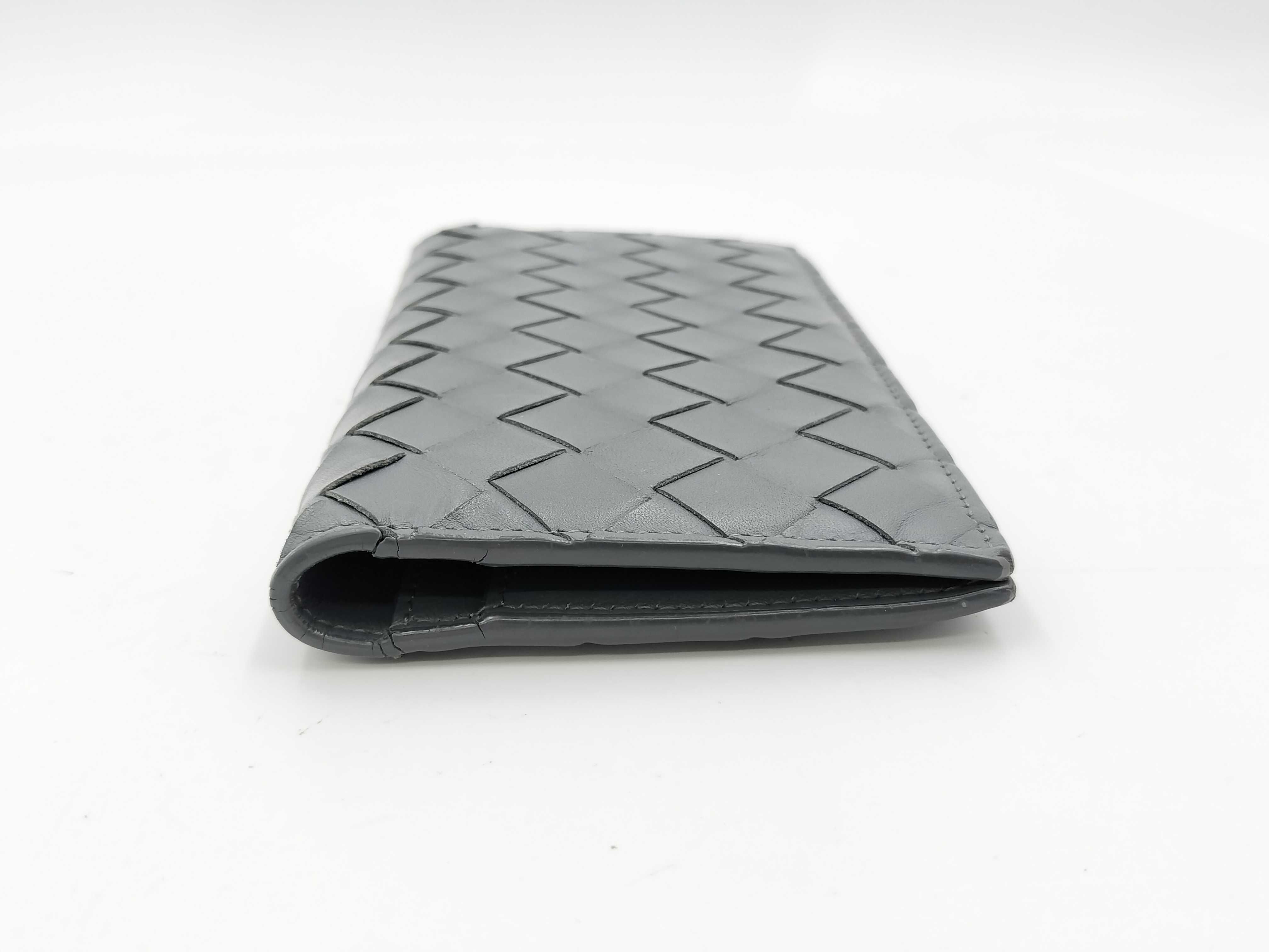Intrecciato Maxi Intrecciato Bi-fold Long Wallet (with box) — view 3