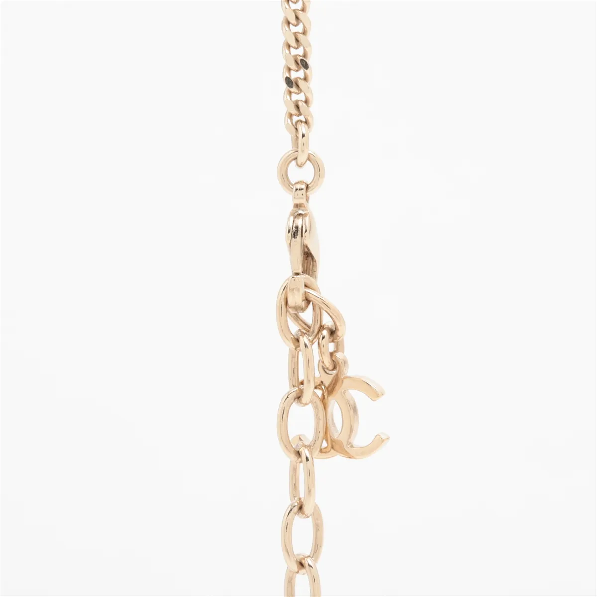 Cocomark B24S Necklace GP x Rhinestone Gold x Pink — view 3