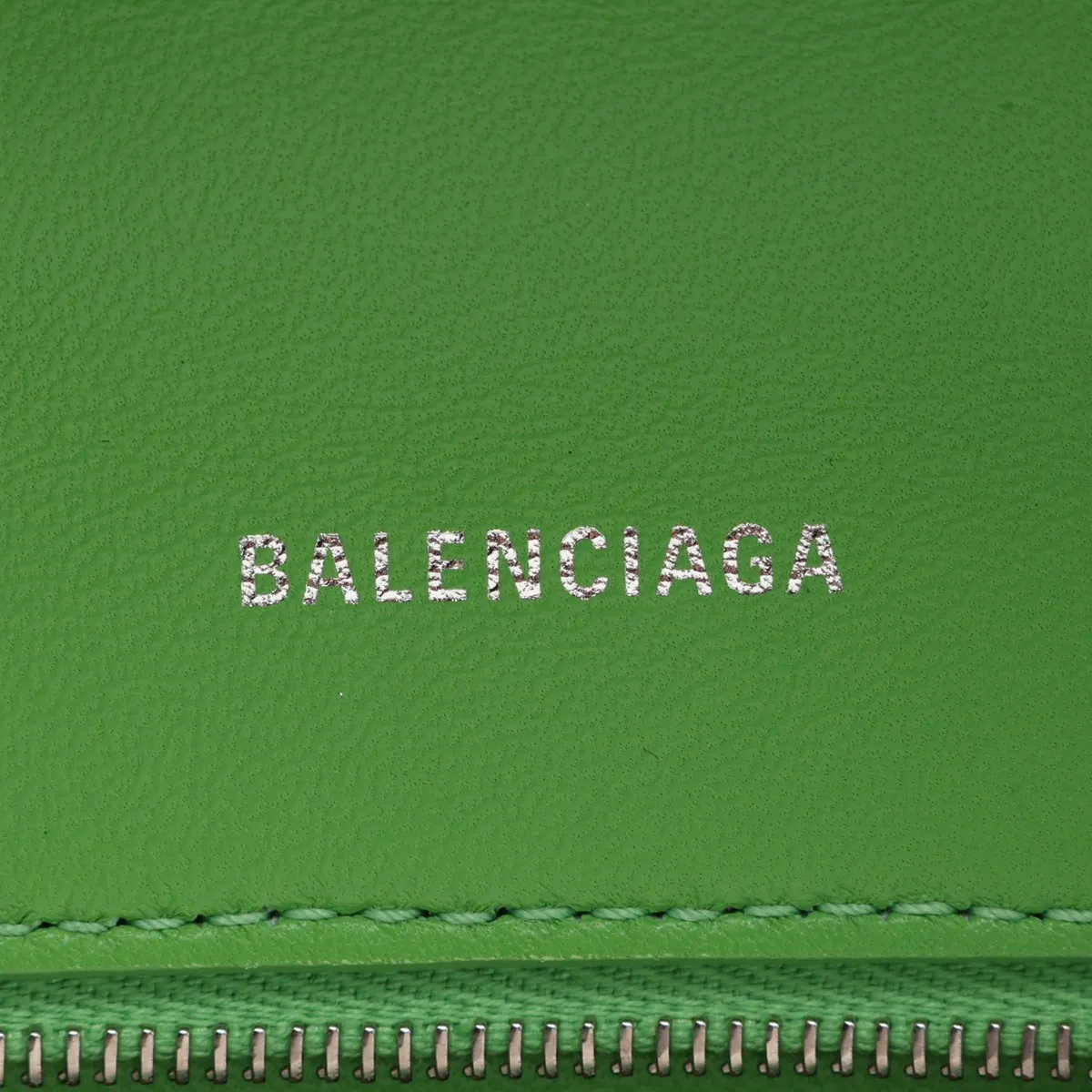 Hourglass 593546 Leather 2-Way Handbag Green — view 10
