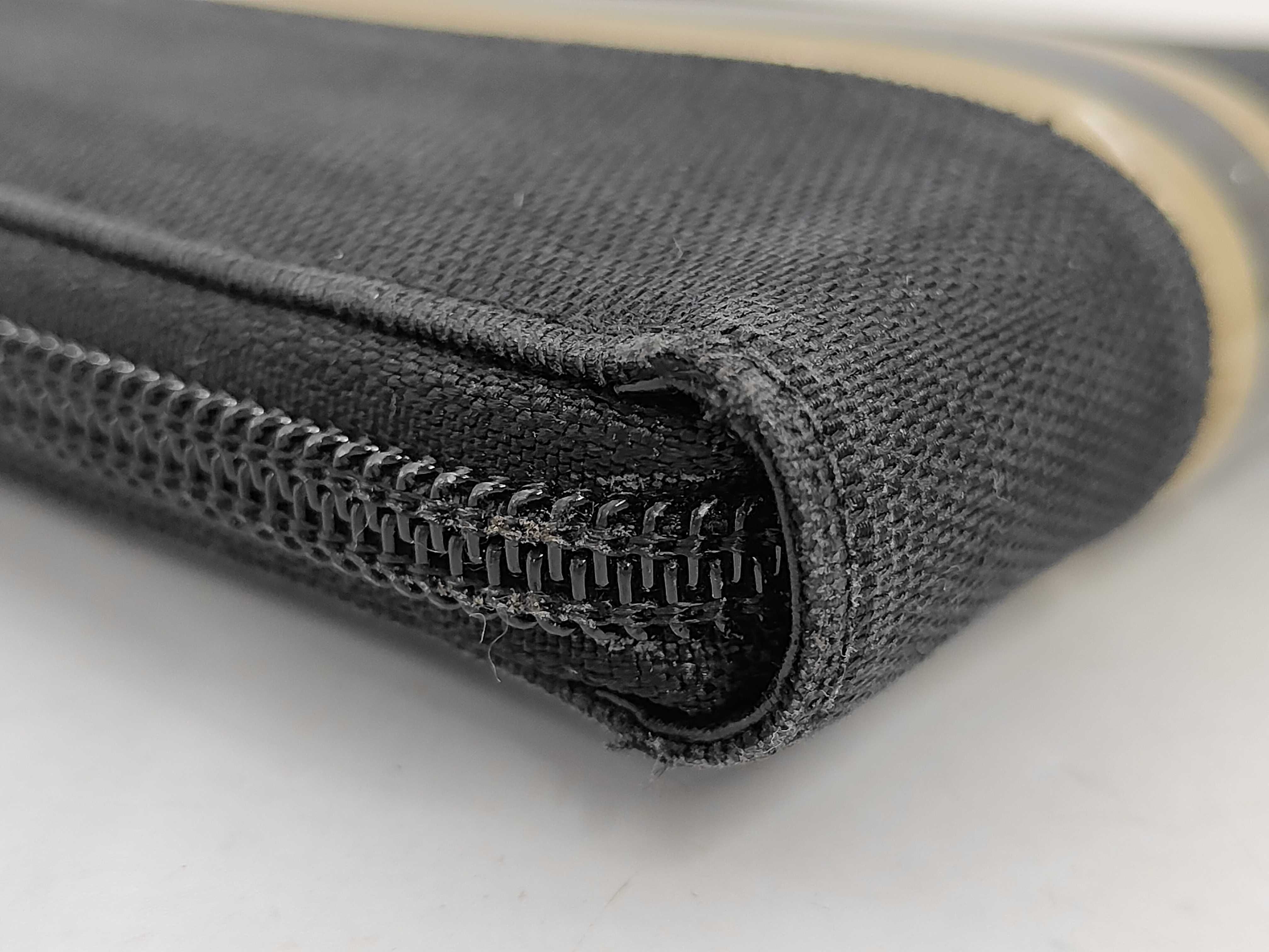folding wallet, Sherry Line, black and white, GG canvas wallet. — view 3