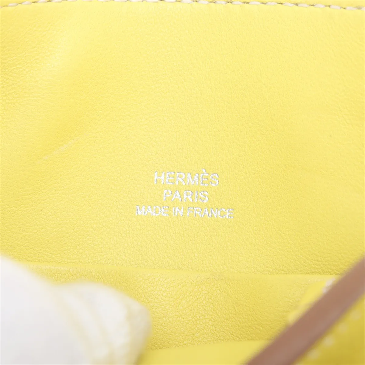 [Individually wrapped] Hermes Tiny Birkin Vaux Epson Lime Silver Hardware O:2011 — view 10