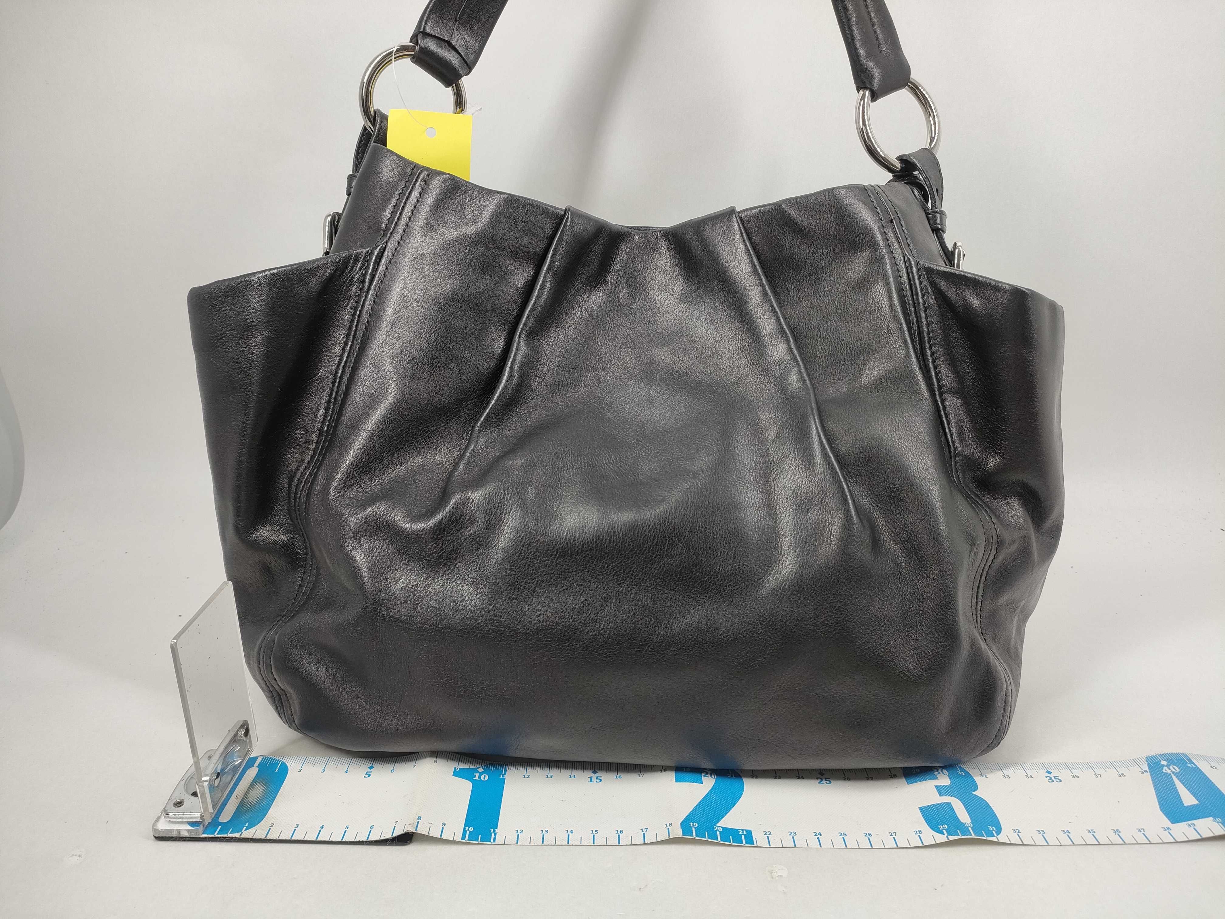 all leather SV metal fittings shoulder bag — view 2