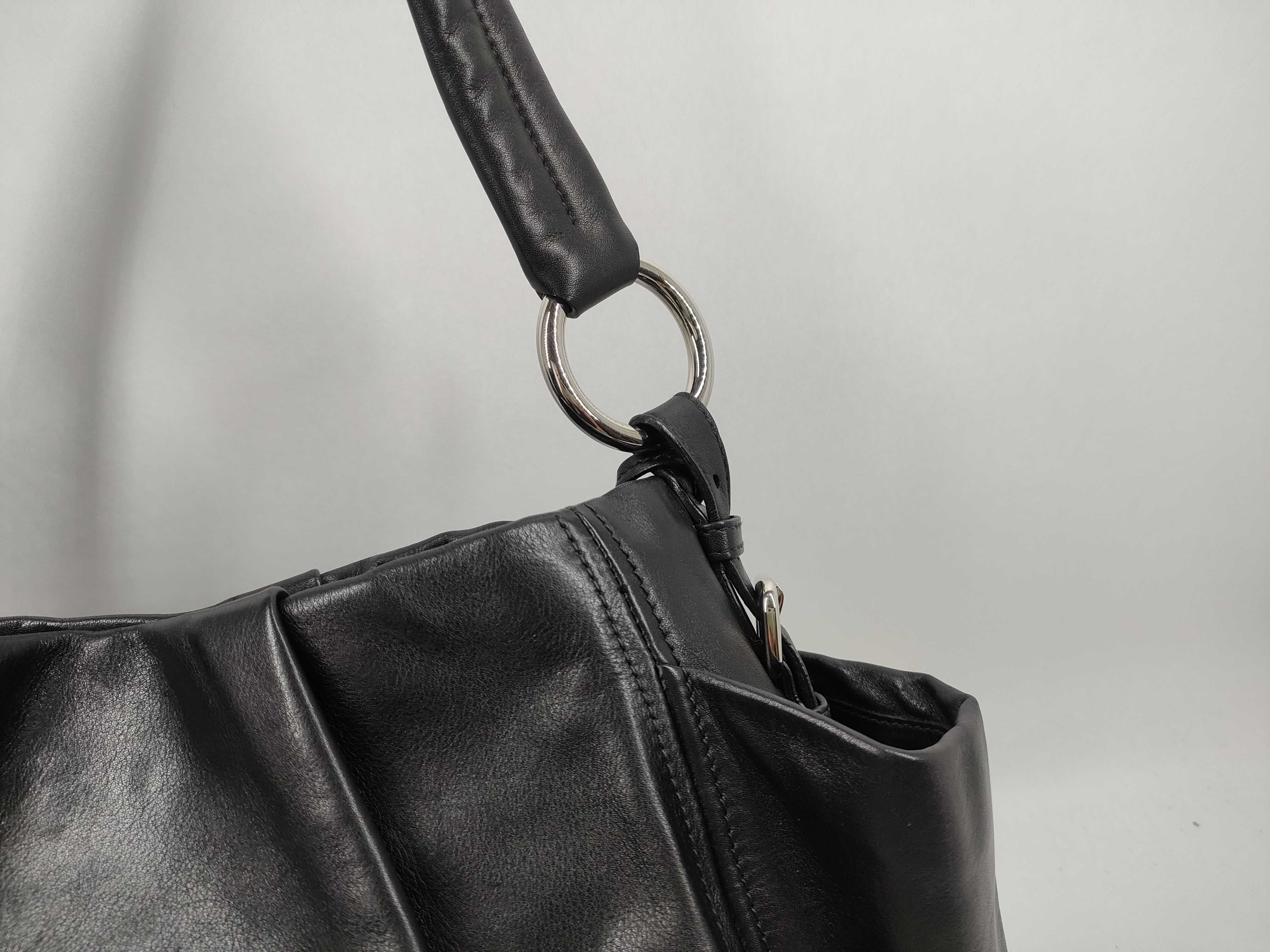 all leather SV metal fittings shoulder bag — view 3