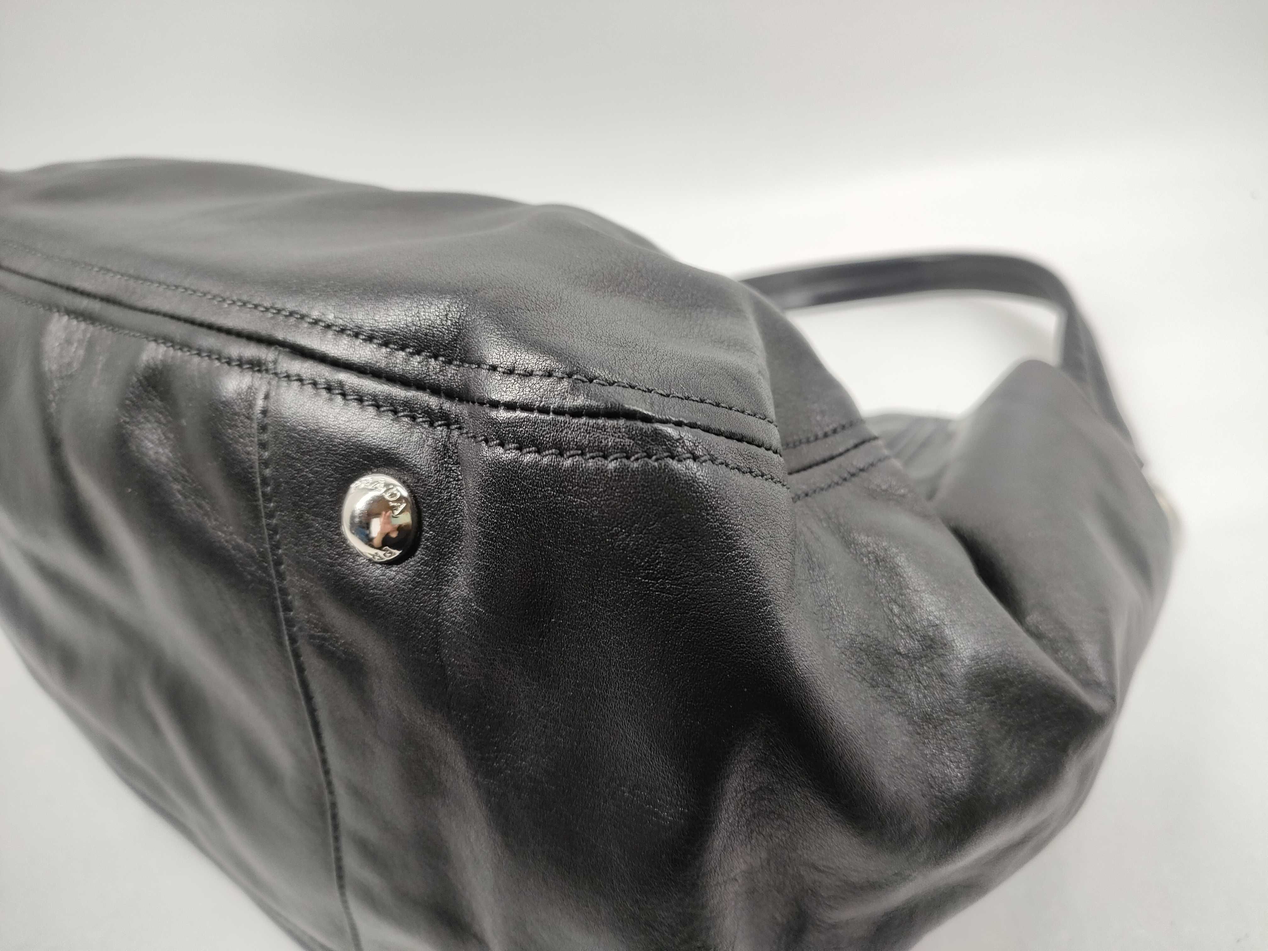 all leather SV metal fittings shoulder bag — view 6