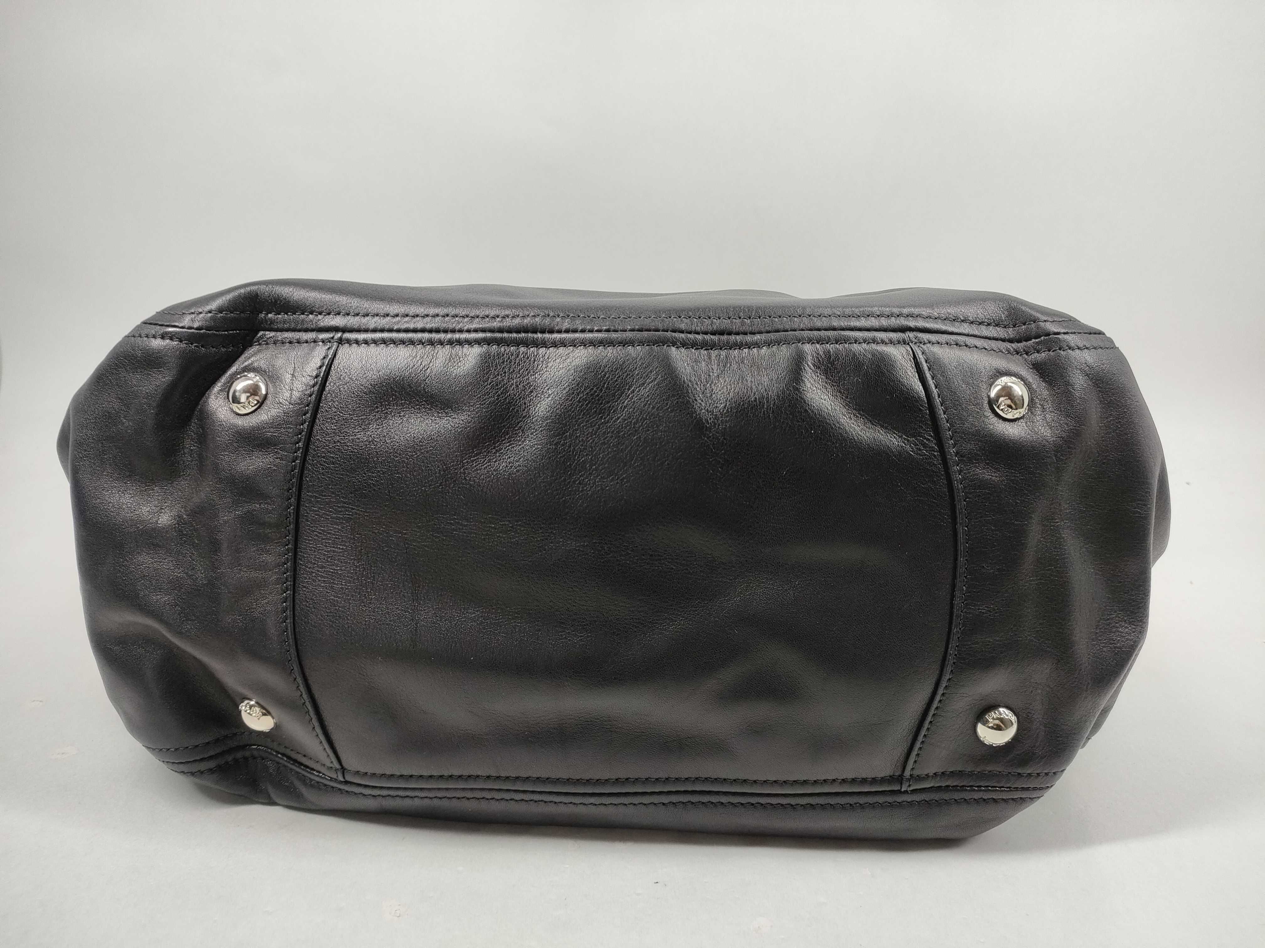 all leather SV metal fittings shoulder bag — view 7