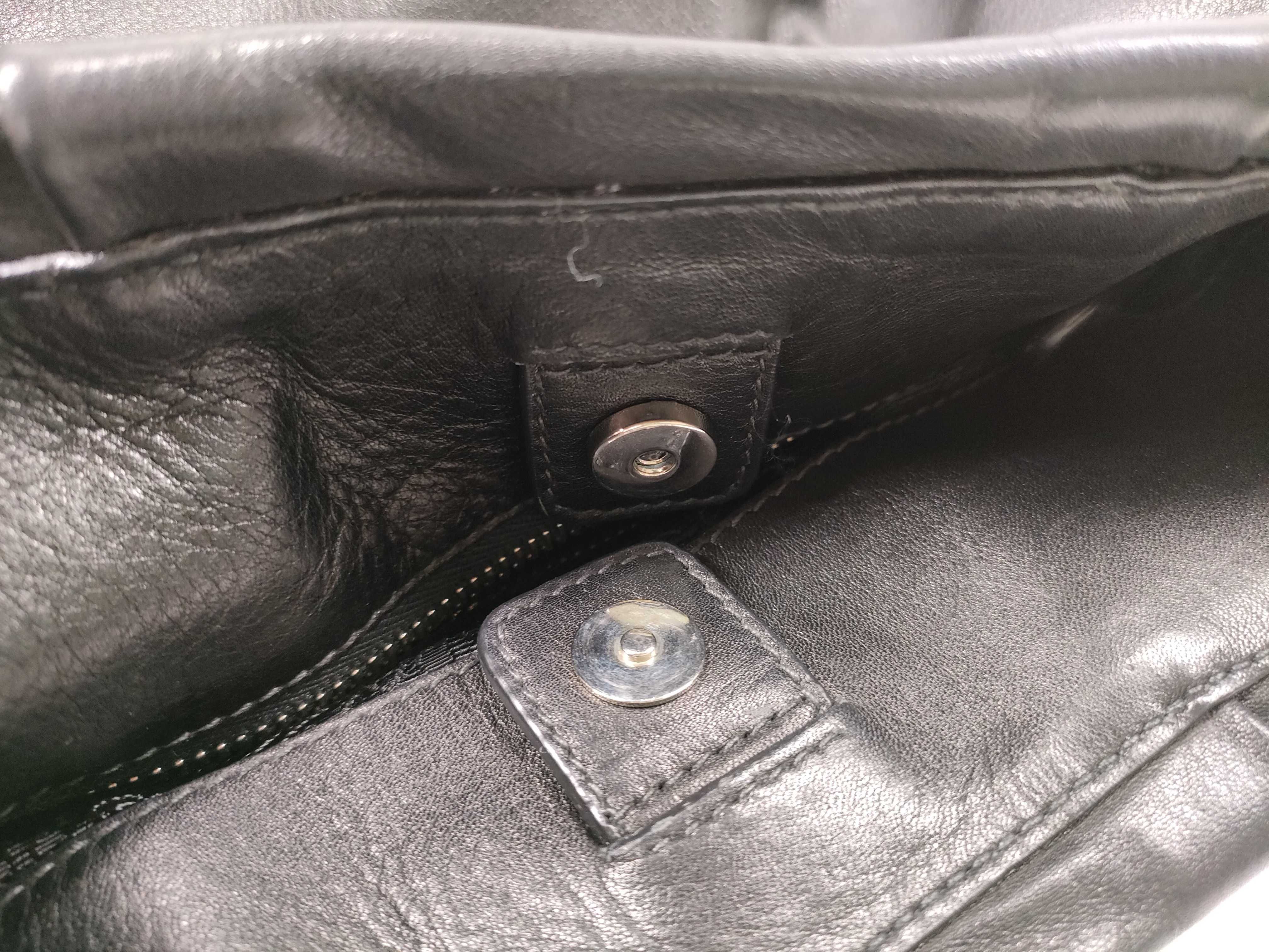 all leather SV metal fittings shoulder bag — view 8