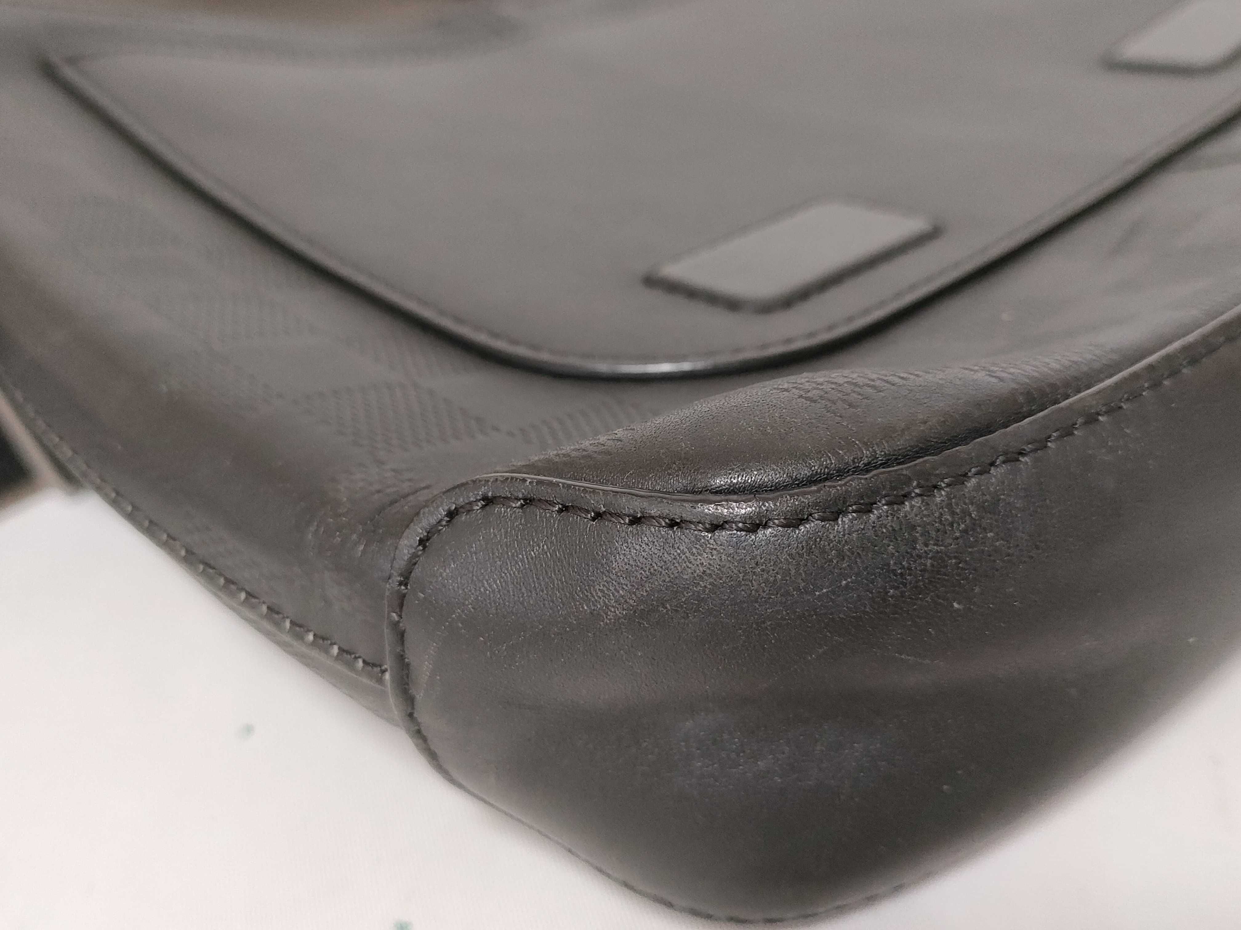 Damier Graphite Louis Vuitton District PM Damier Infini Shoulder Bag Black Shoulder Bag — view 6