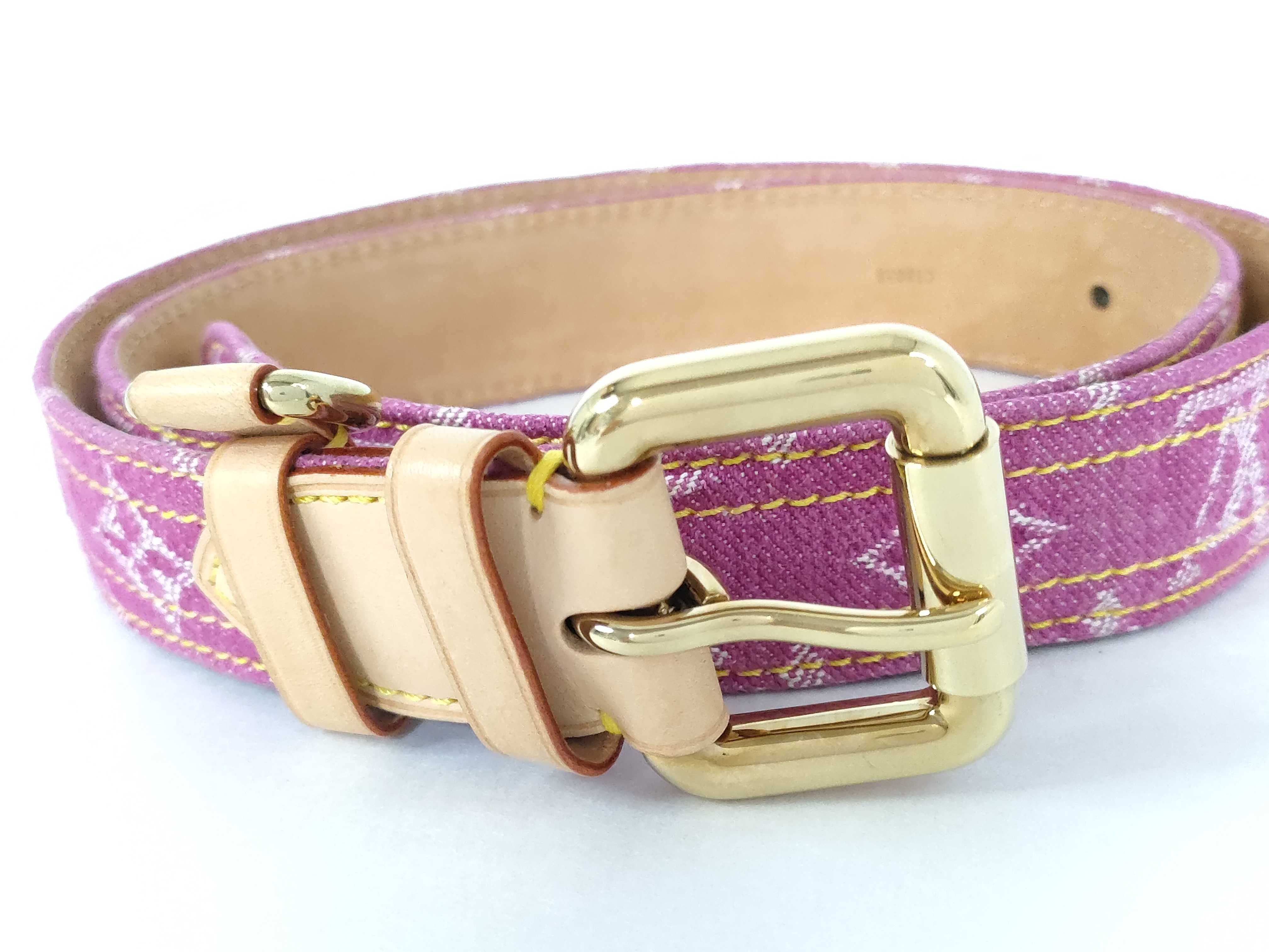 Monogram Denim Belt M6925W — view 2