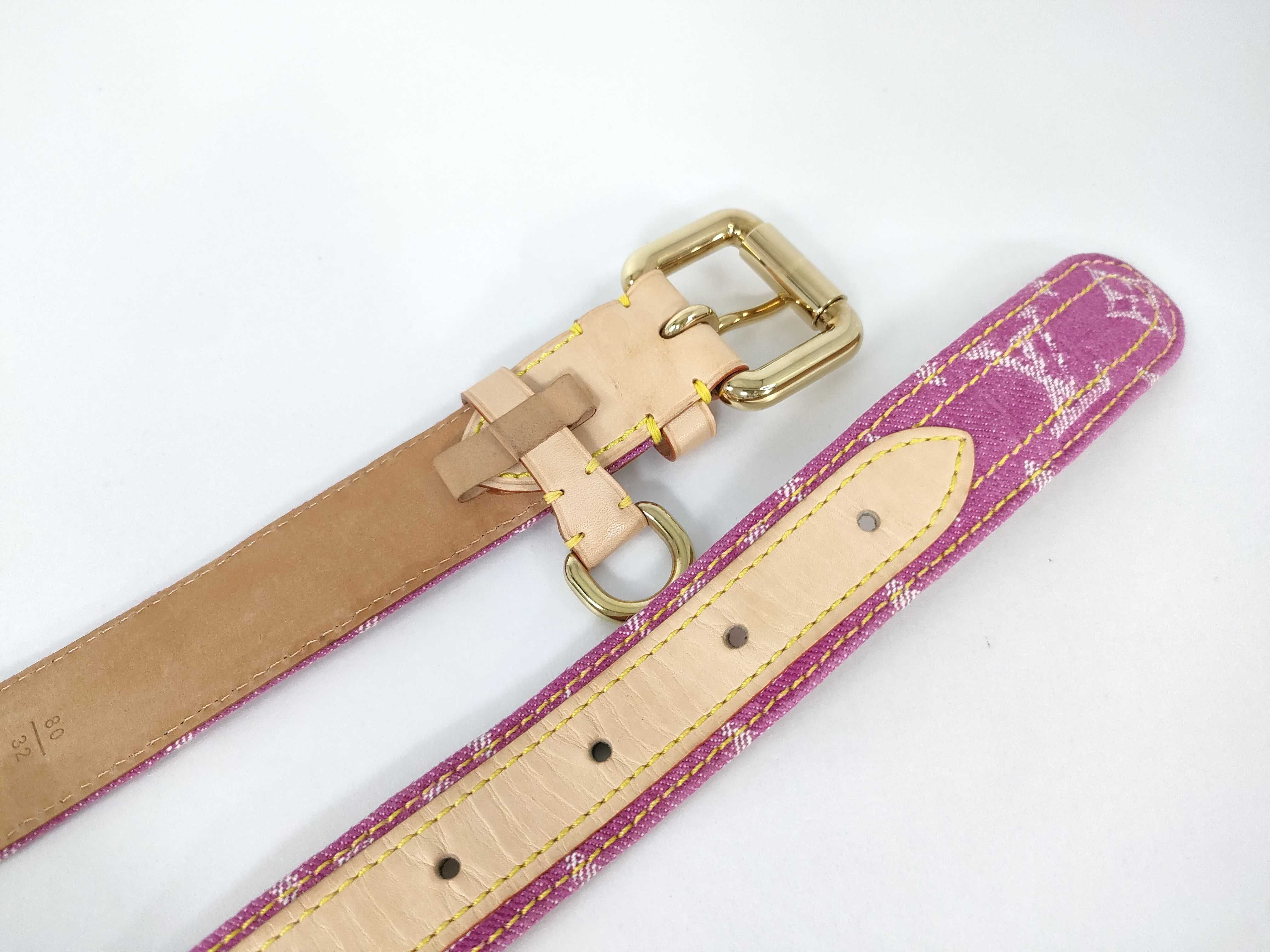 Monogram Denim Belt M6925W — view 4
