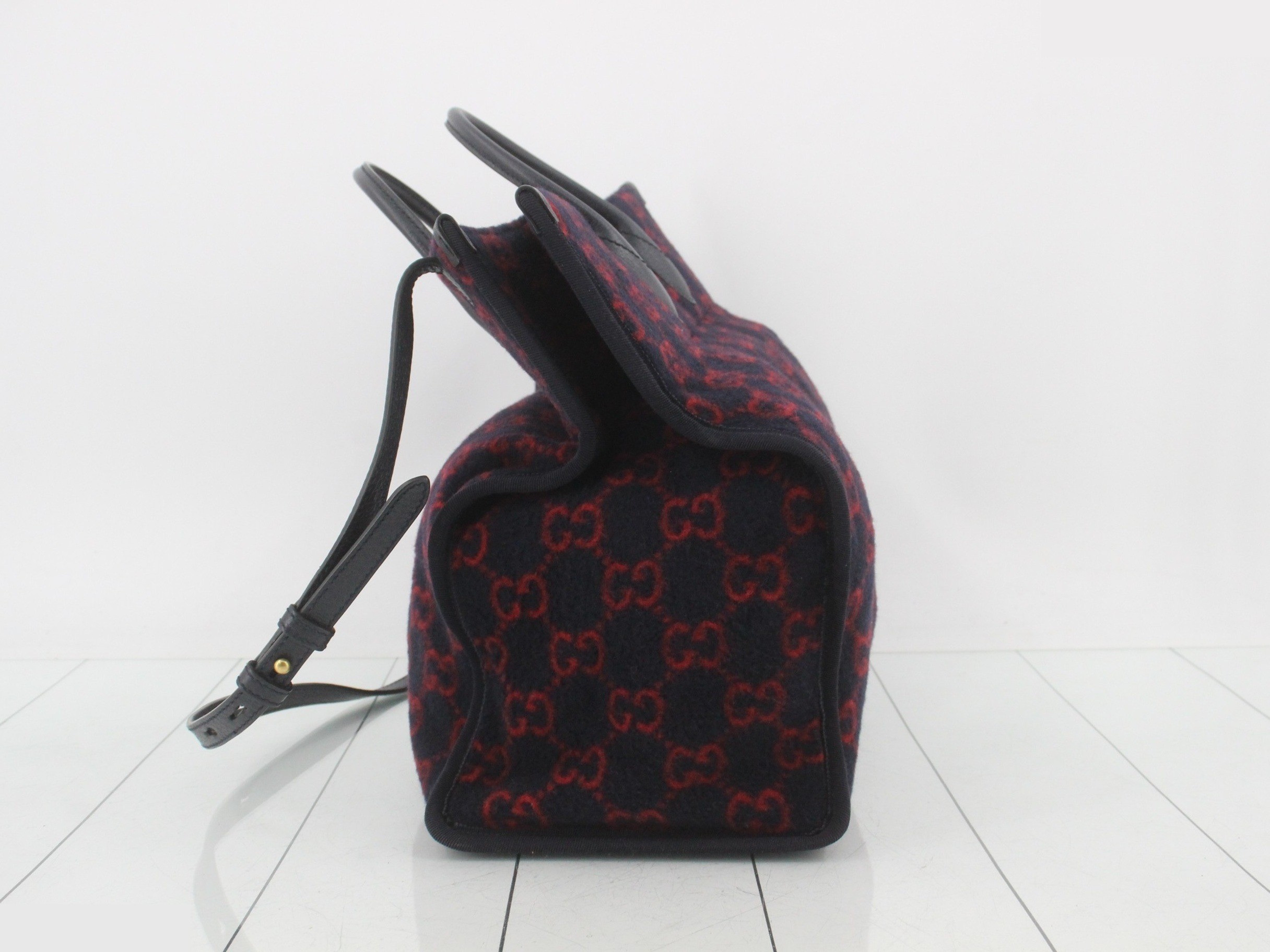 GG Wool 2-Way Tote Bag 598169 Shoulder Bag — view 4