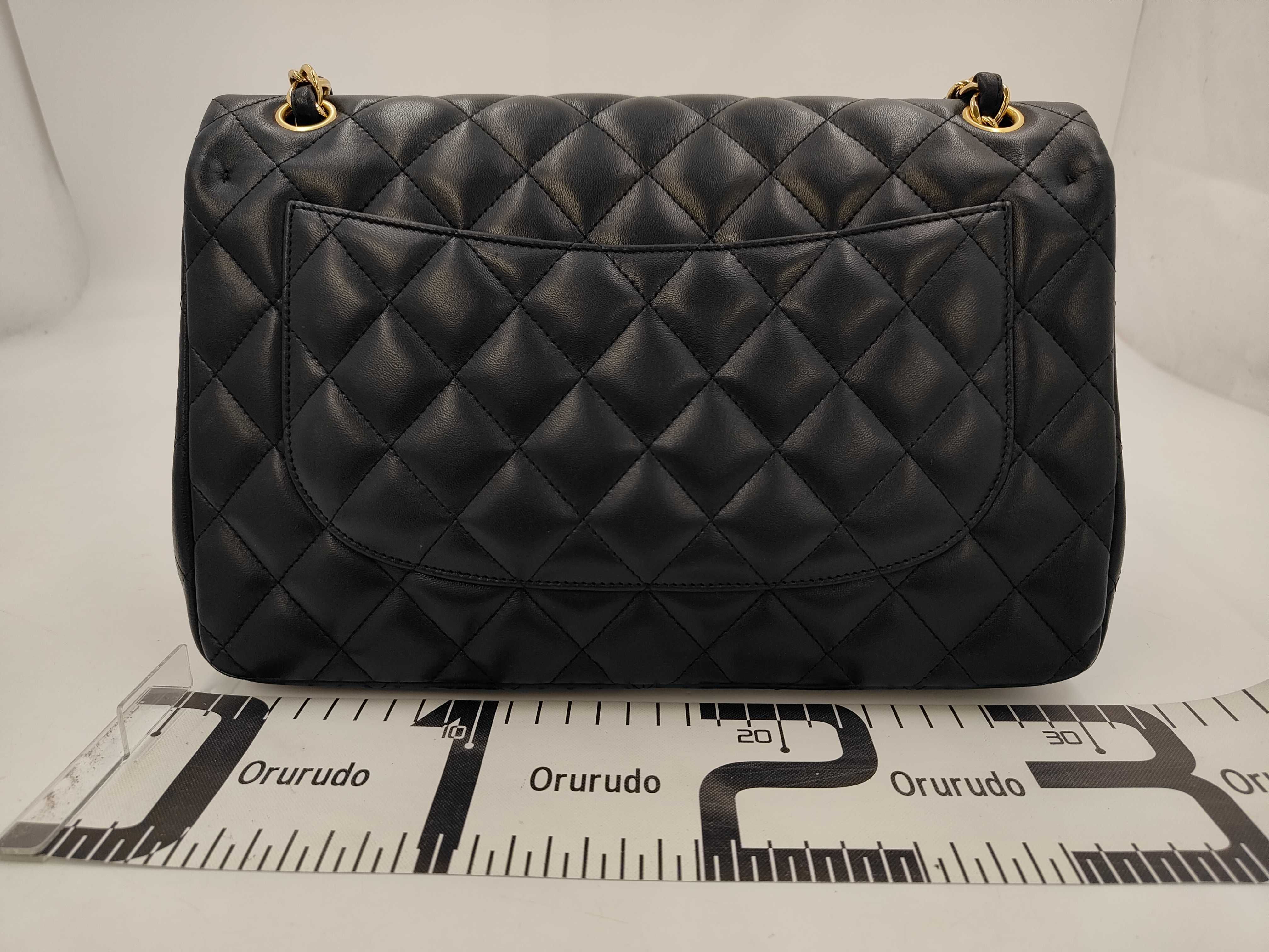 Double Flap CF Jumbo Chain Bag Shoulder Bag — view 2