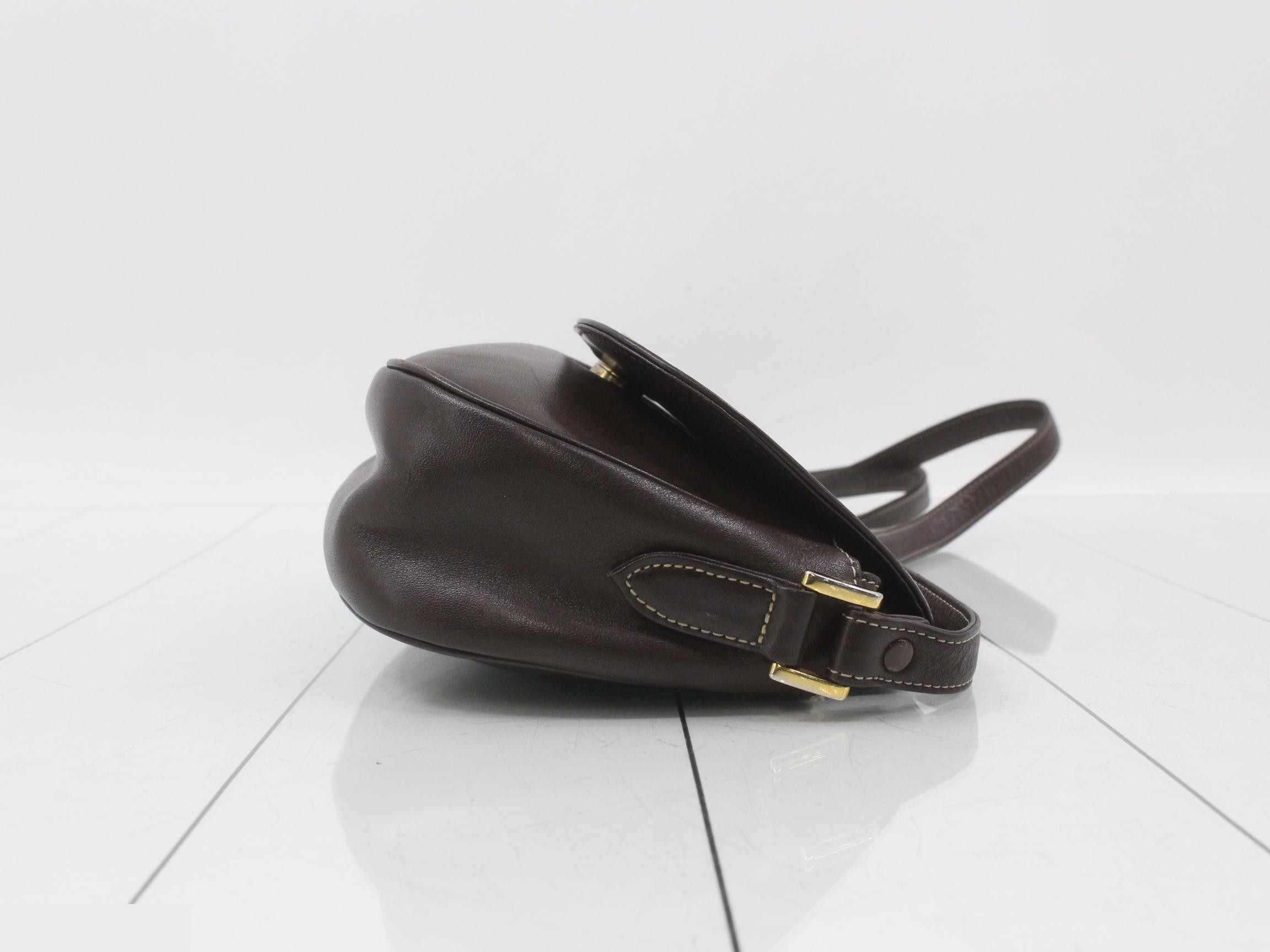 CD hardware leather shoulder bag — view 3