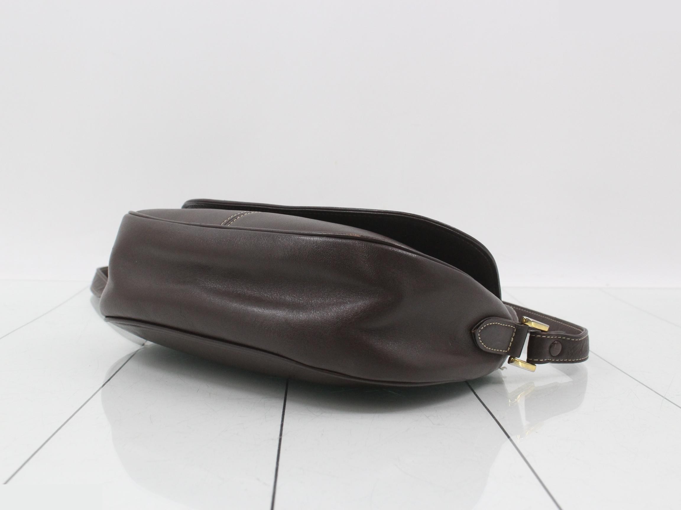 CD hardware leather shoulder bag — view 6