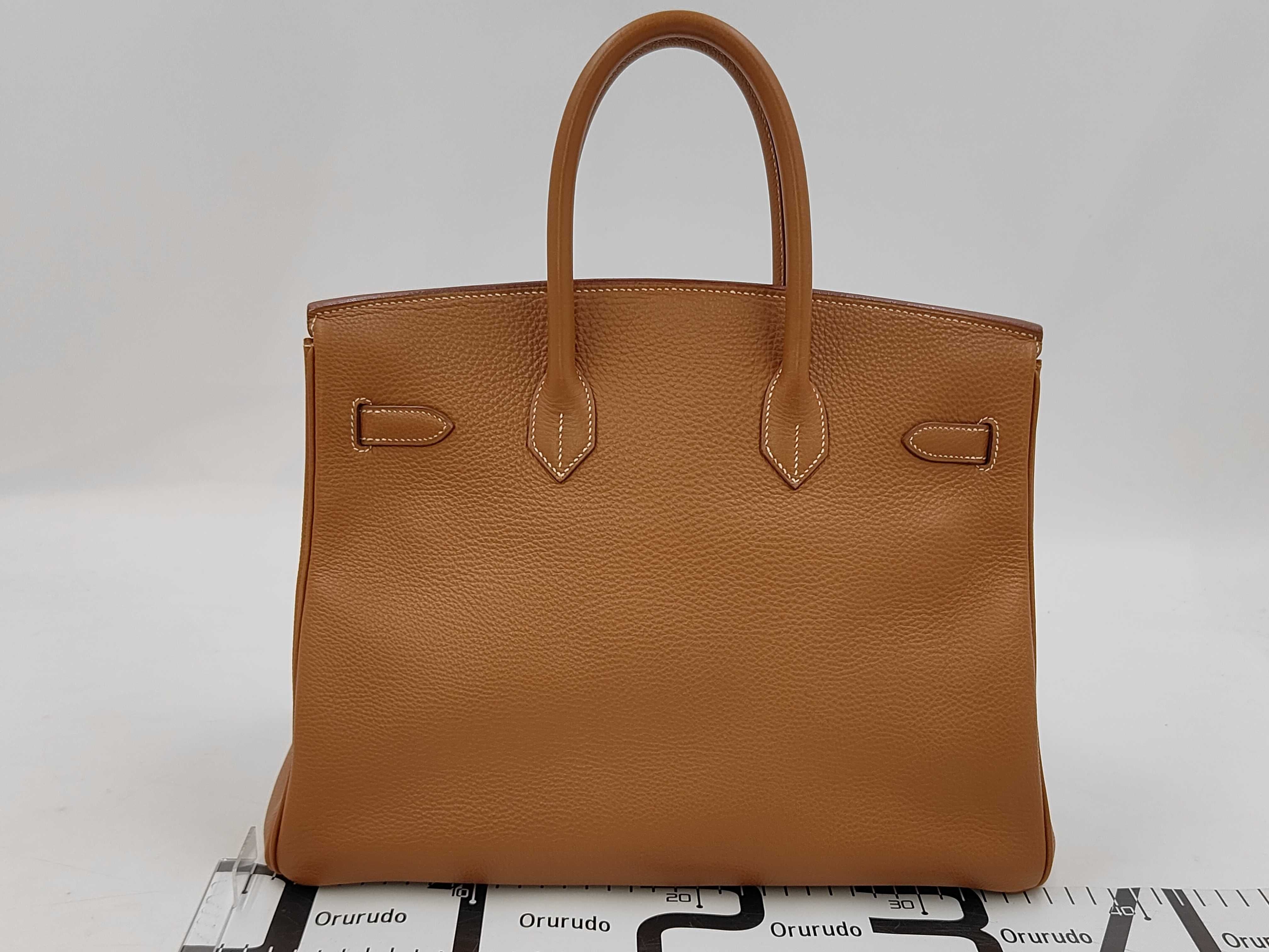 Birkin 35 C Brown Handbag — view 2