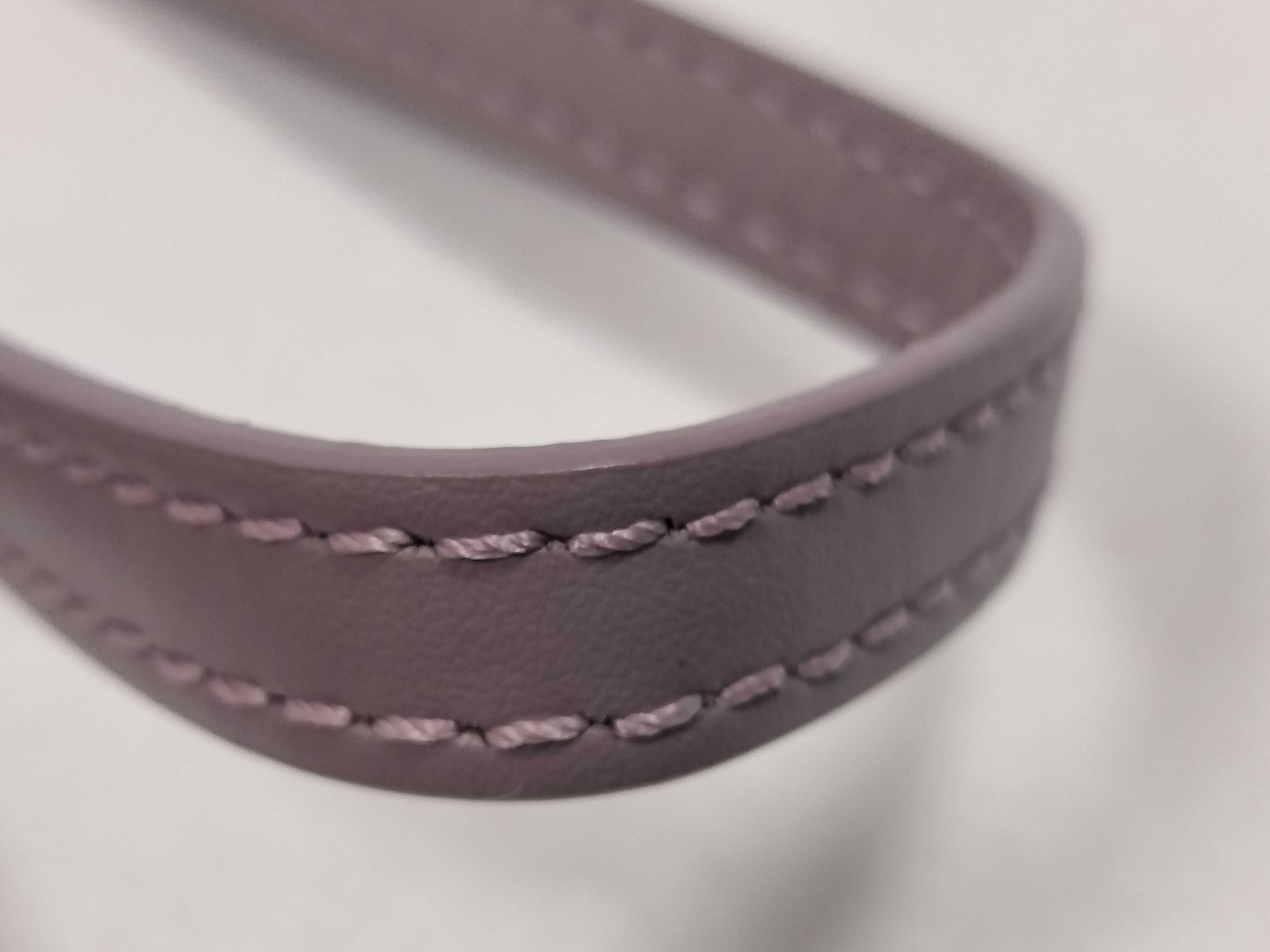 Anagram Cut Purple Shoulder Bag — view 4