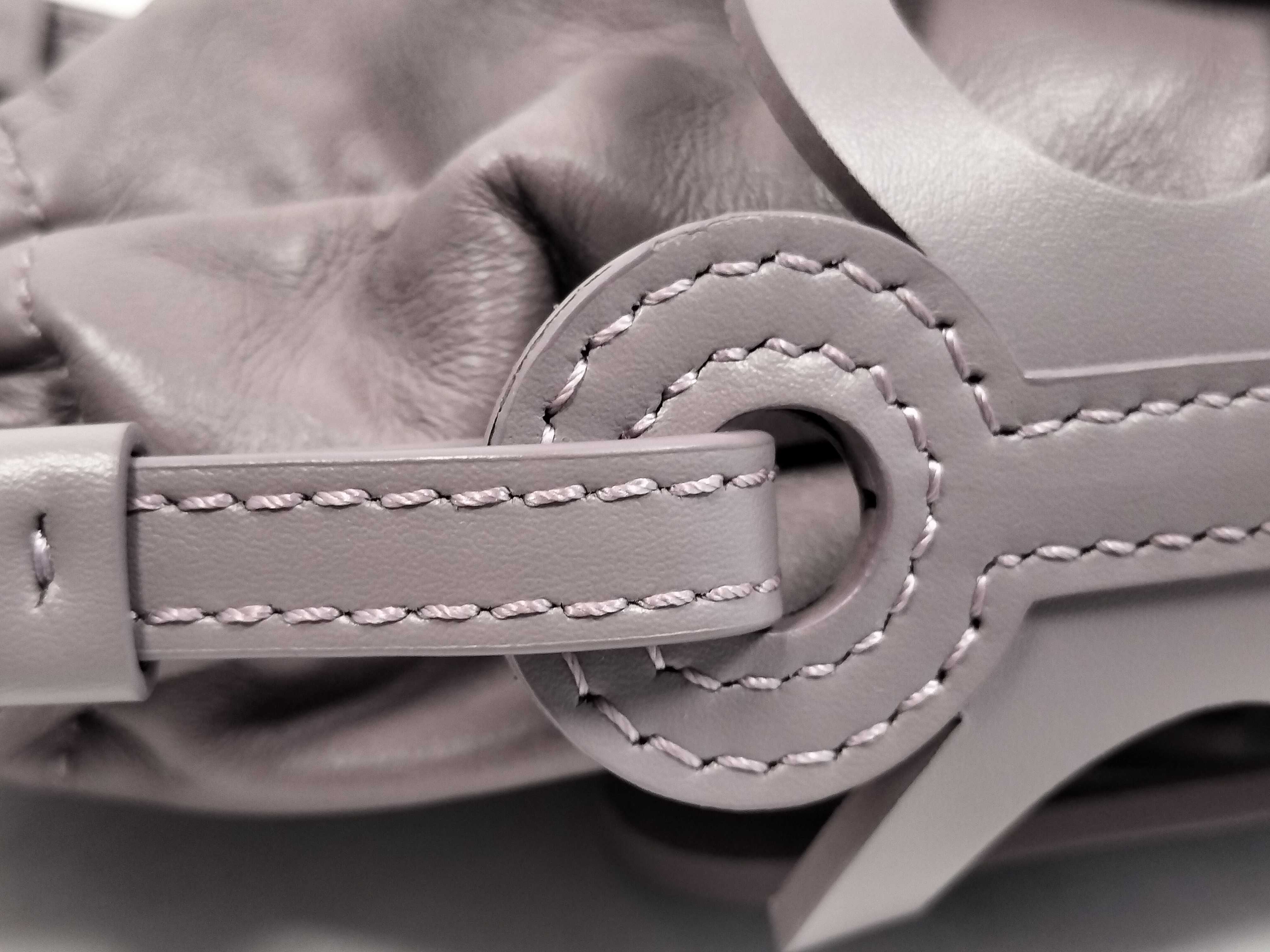 Anagram Cut Purple Shoulder Bag — view 5