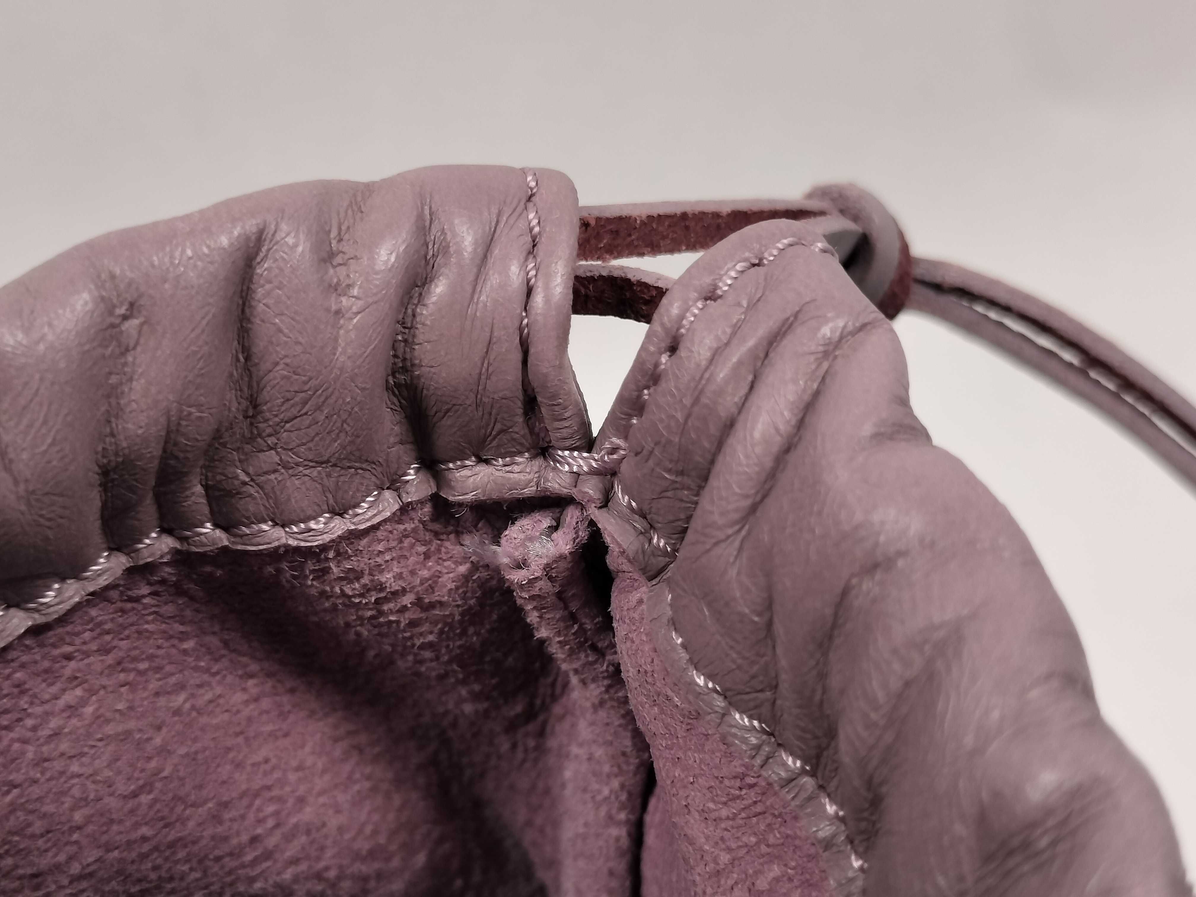 Anagram Cut Purple Shoulder Bag — view 8