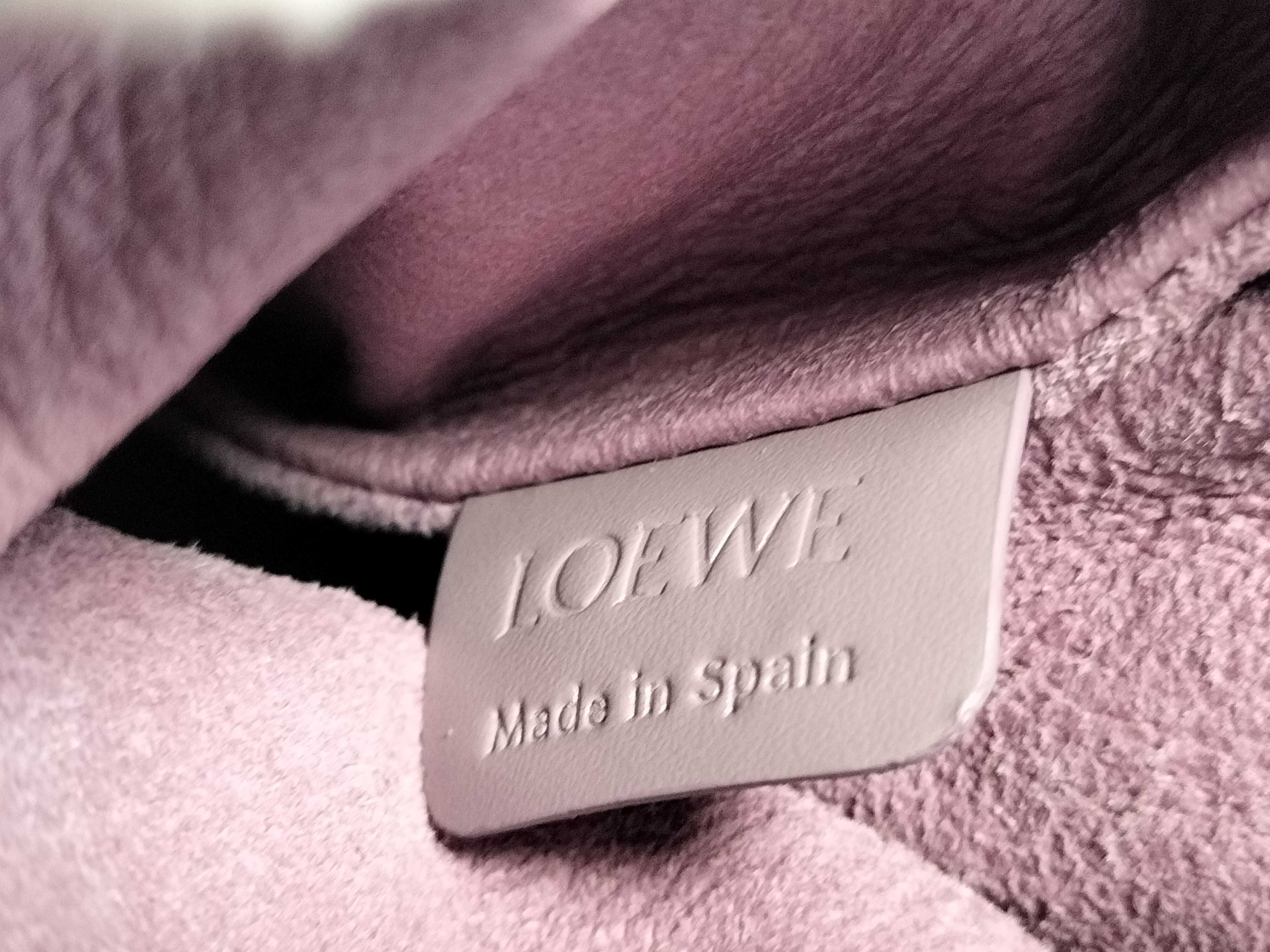 Anagram Cut Purple Shoulder Bag — view 10