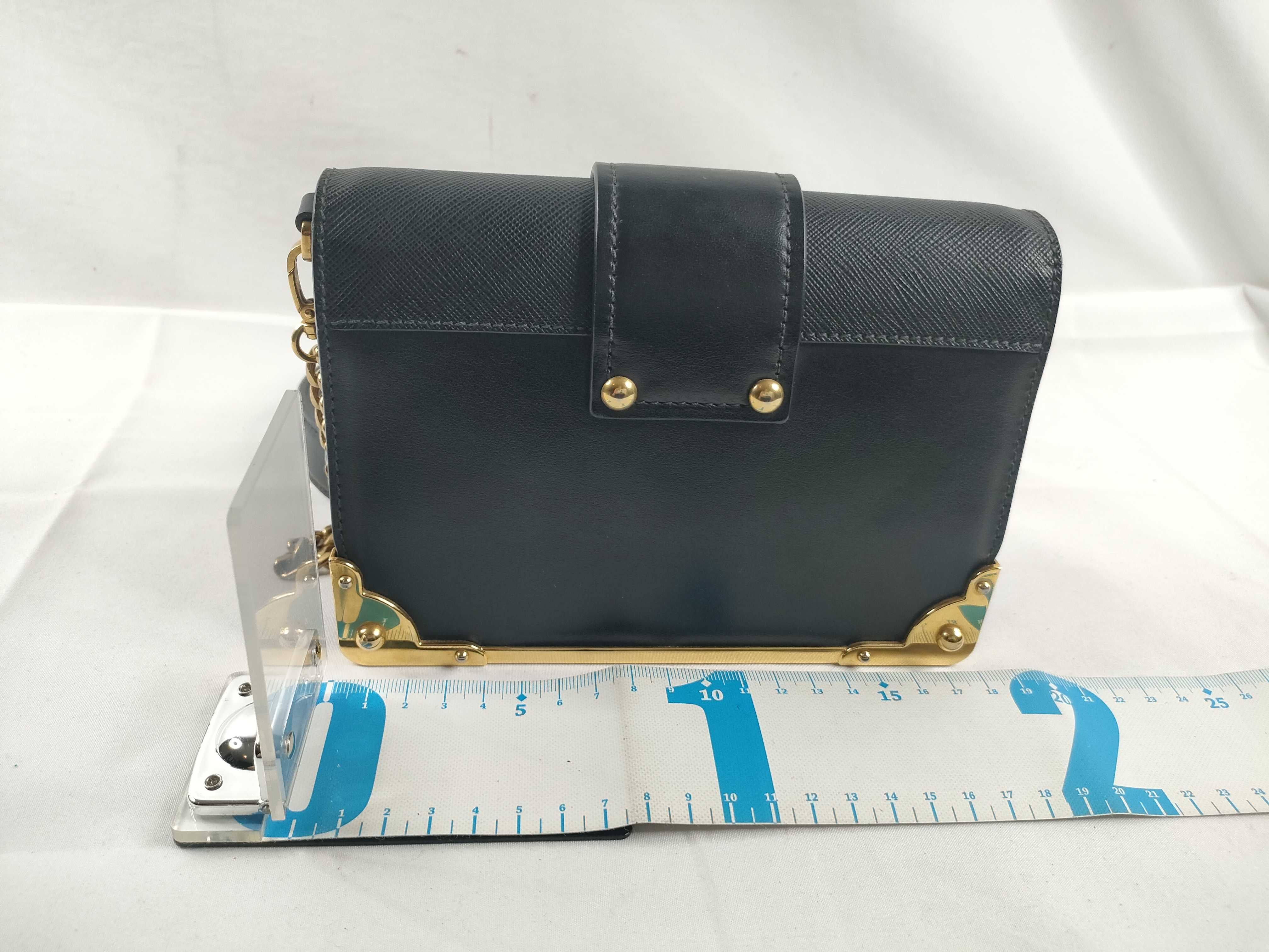ID- Cahier cowskin shoulder bag Black — view 2