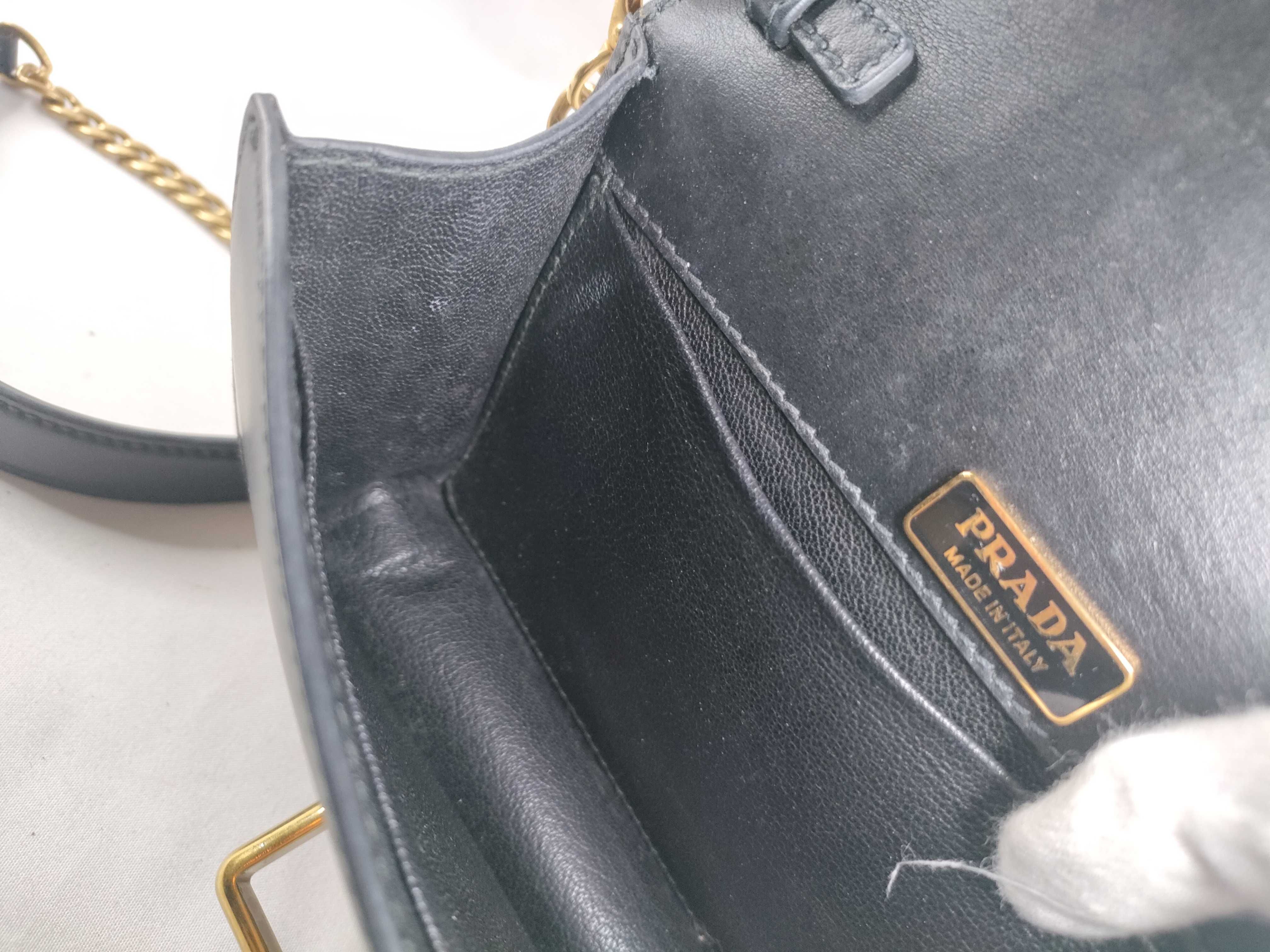ID- Cahier cowskin shoulder bag Black — view 11
