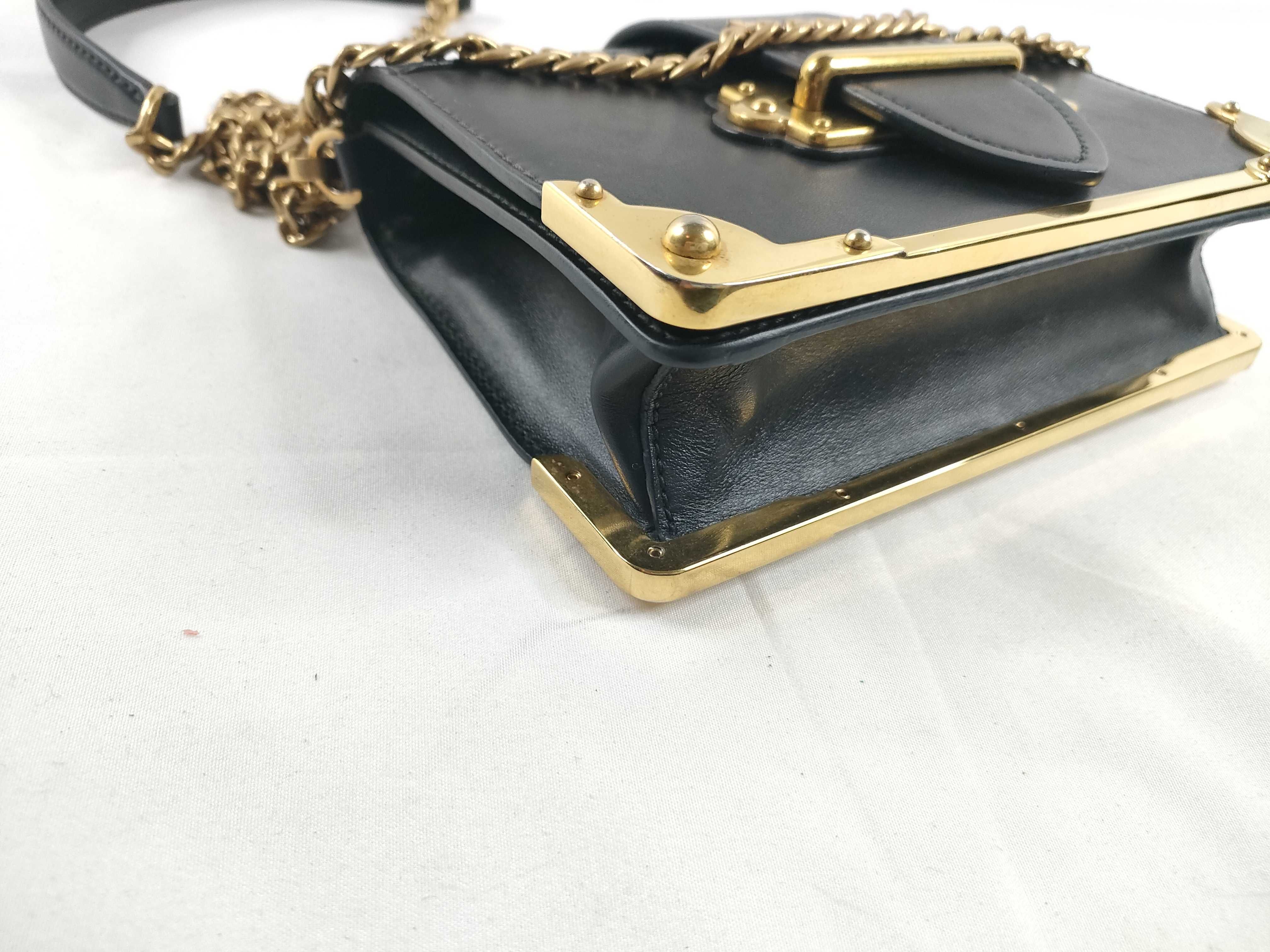 ID- Cahier cowskin shoulder bag Black — view 3