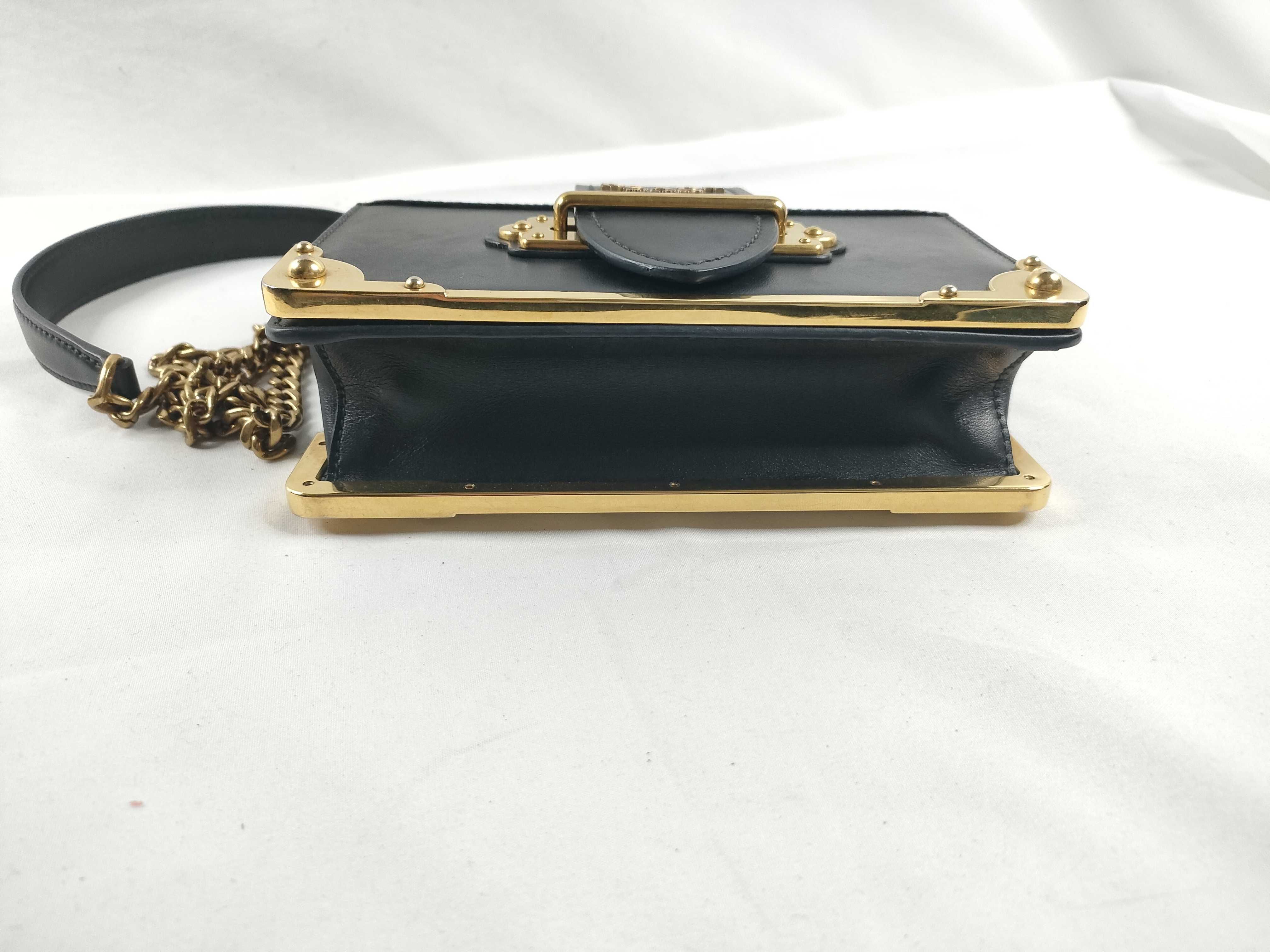 ID- Cahier cowskin shoulder bag Black — view 4