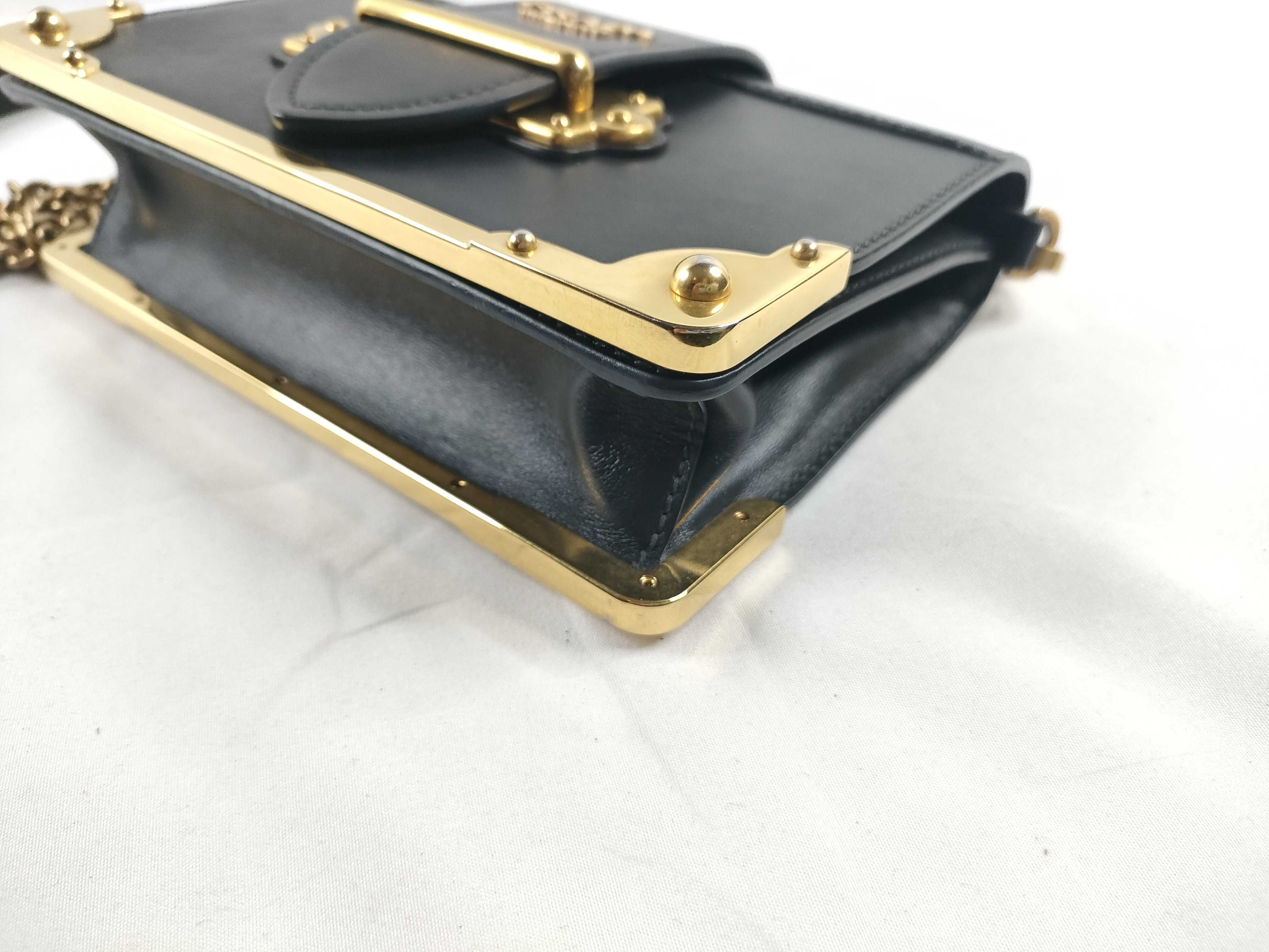 ID- Cahier cowskin shoulder bag Black — view 5