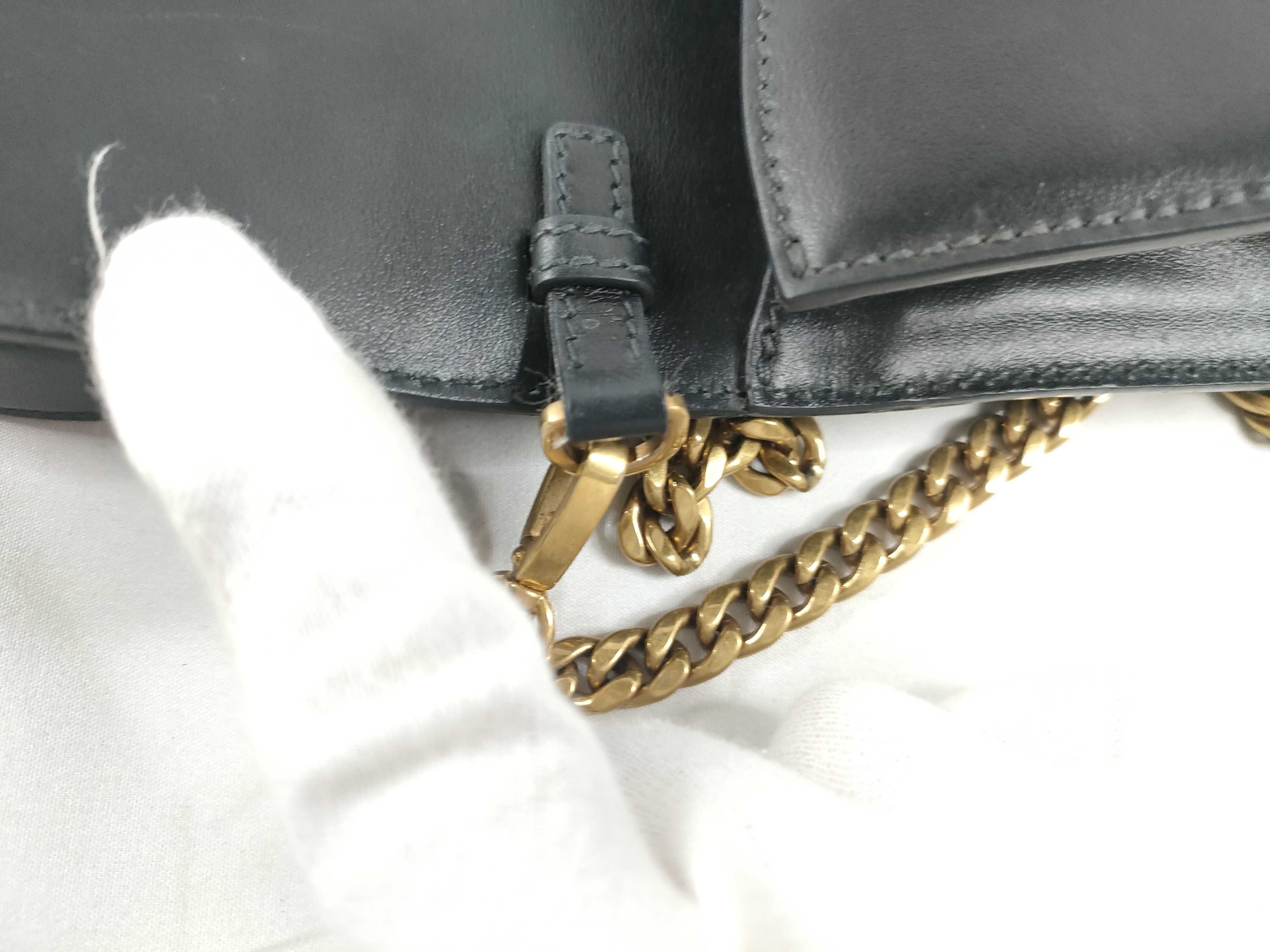 ID- Cahier cowskin shoulder bag Black — view 9