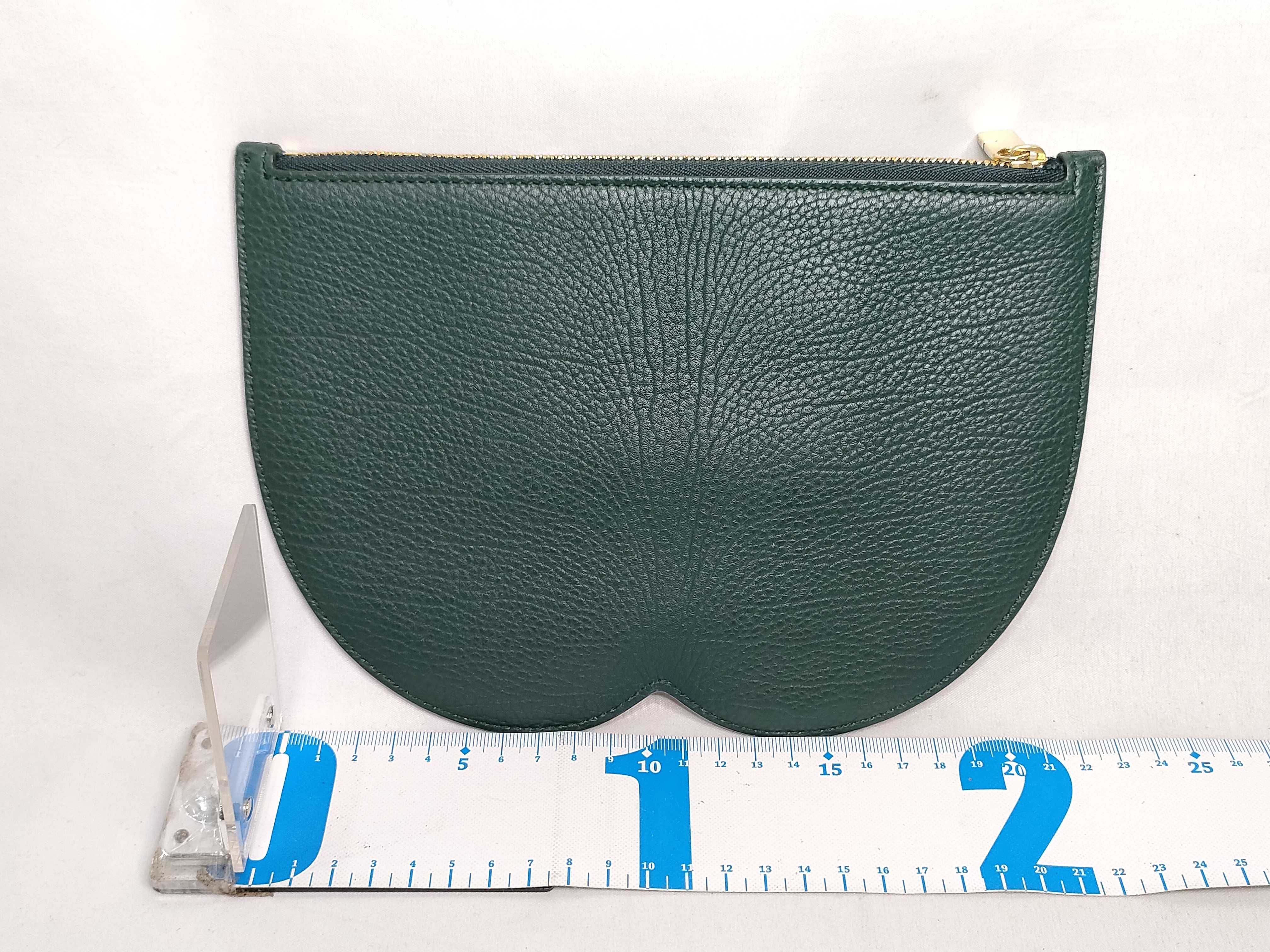 House Check Vine Leather Clutch Bag — view 2