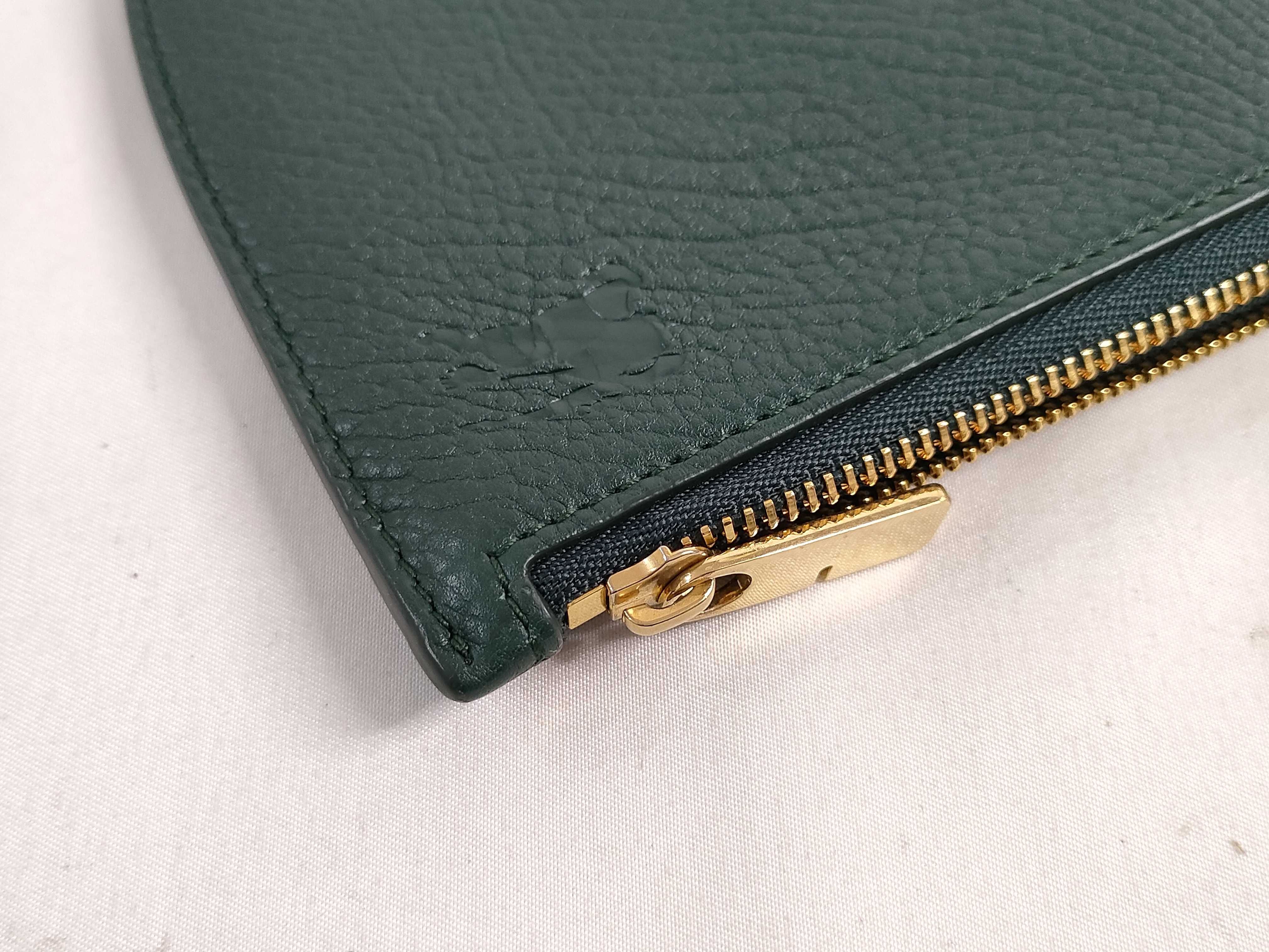 House Check Vine Leather Clutch Bag — view 11