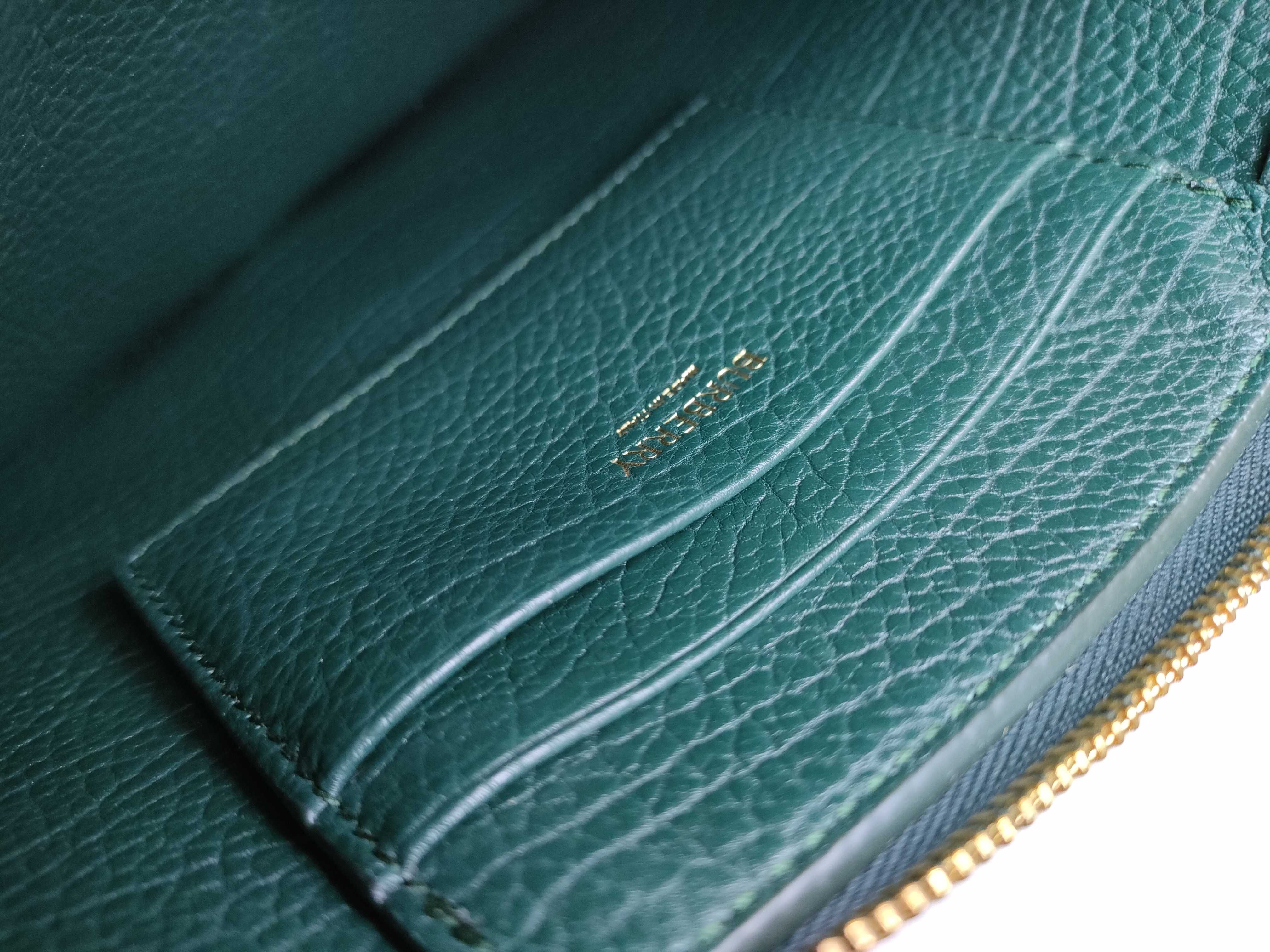 House Check Vine Leather Clutch Bag — view 10