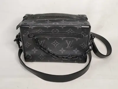 DU- Monogram Eclipse Mini Soft Trunk Black M44735 FL4159 Shoulder Bag