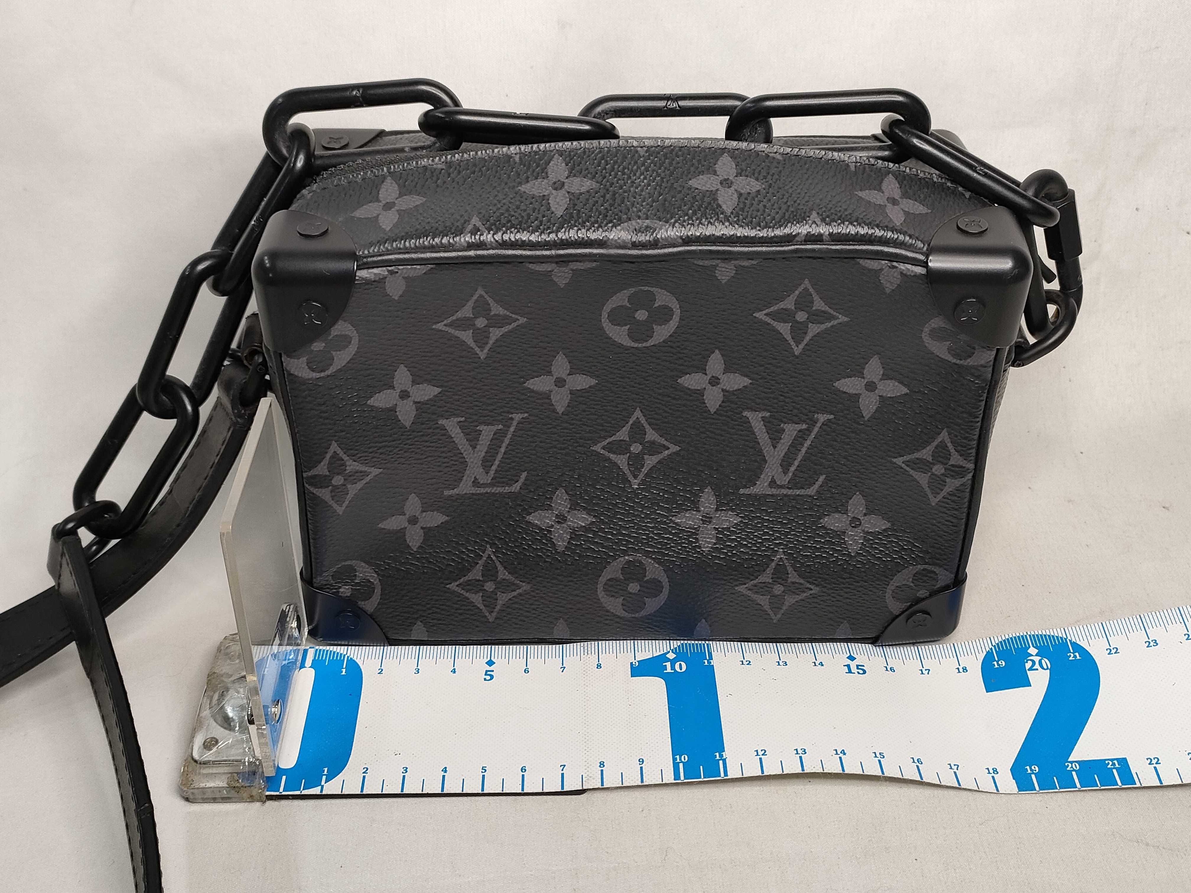 DU- Monogram Eclipse Mini Soft Trunk Black M44735 FL4159 Shoulder Bag — view 2