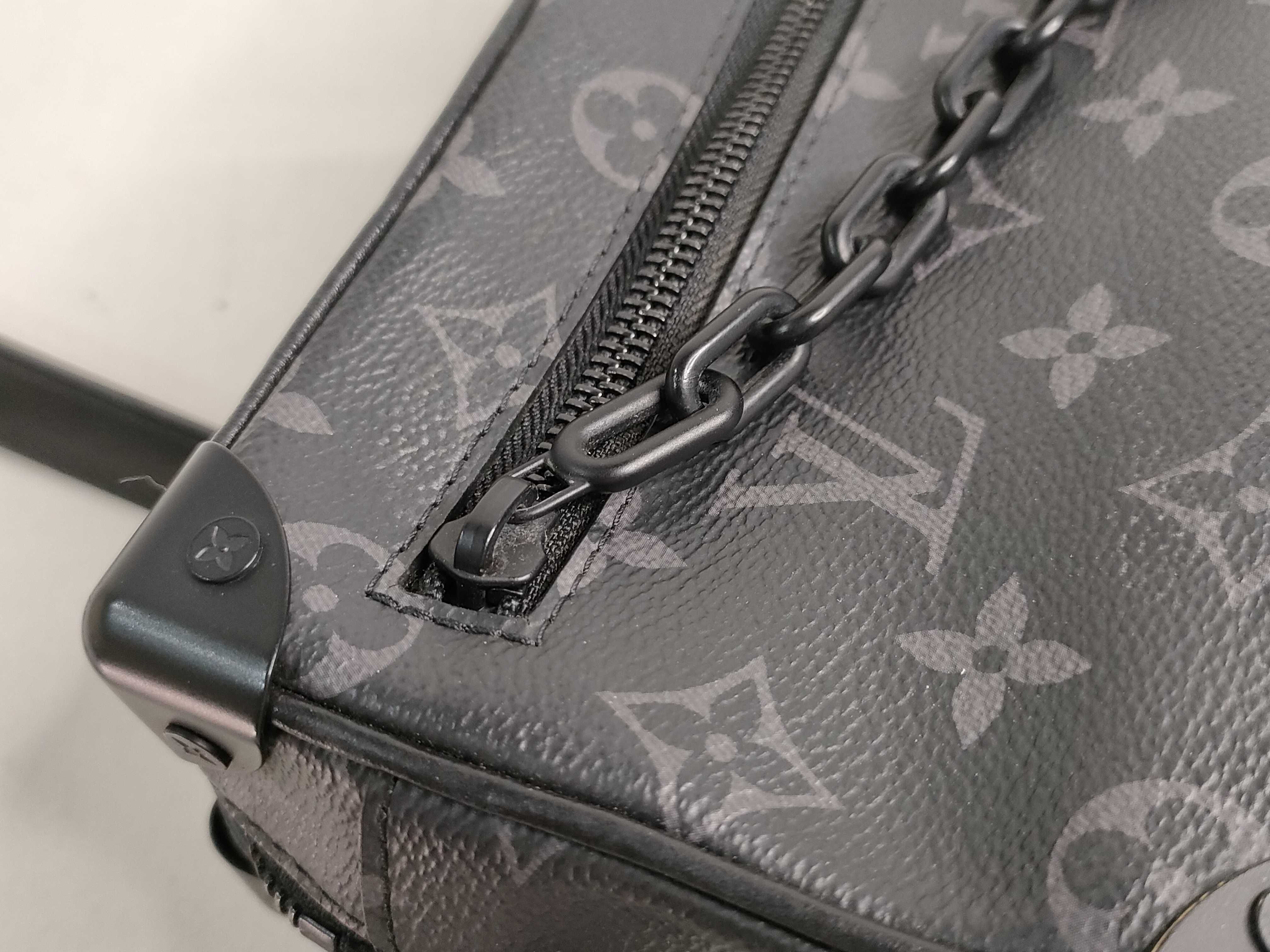 DU- Monogram Eclipse Mini Soft Trunk Black M44735 FL4159 Shoulder Bag — view 14