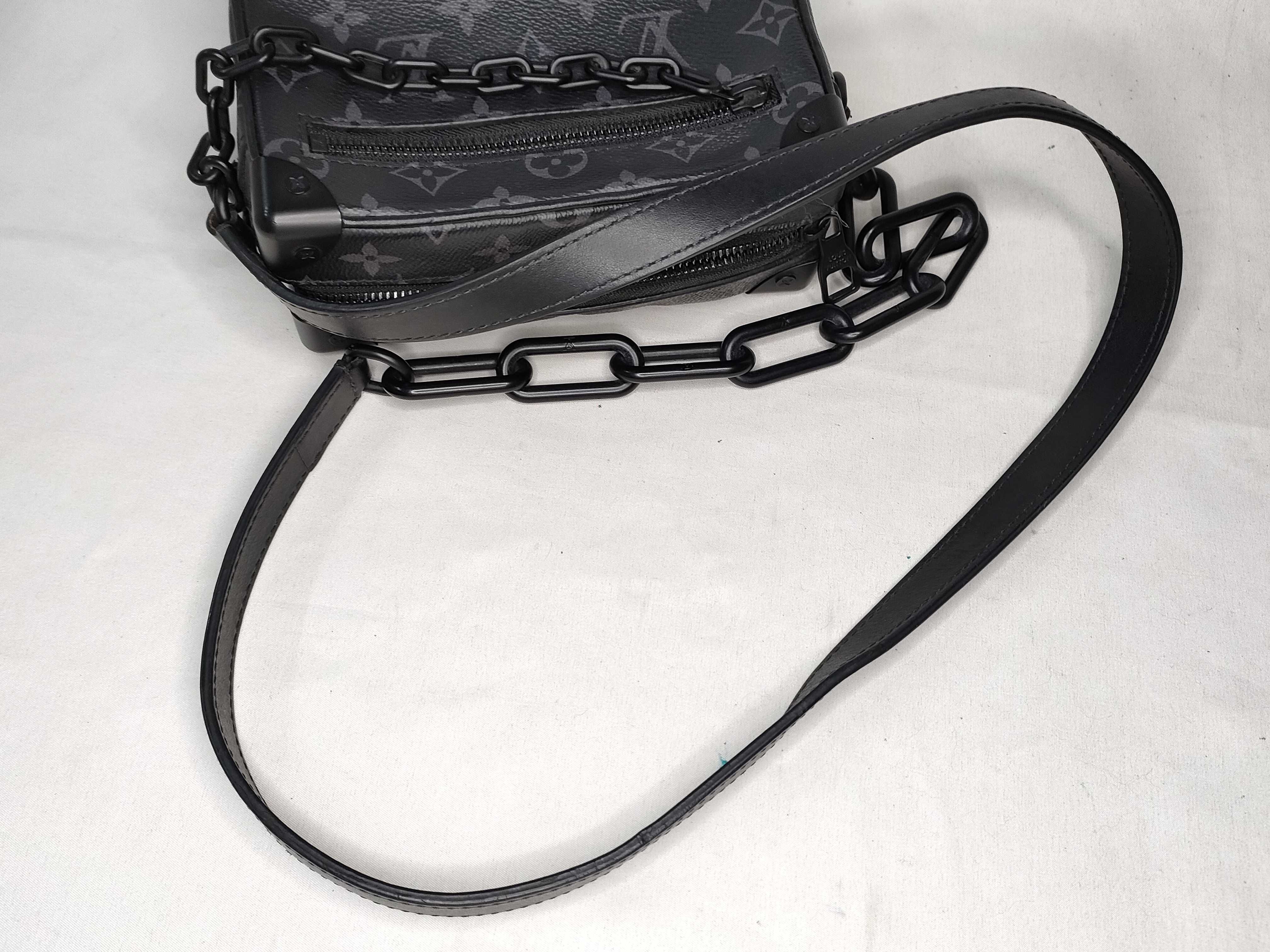 DU- Monogram Eclipse Mini Soft Trunk Black M44735 FL4159 Shoulder Bag — view 3