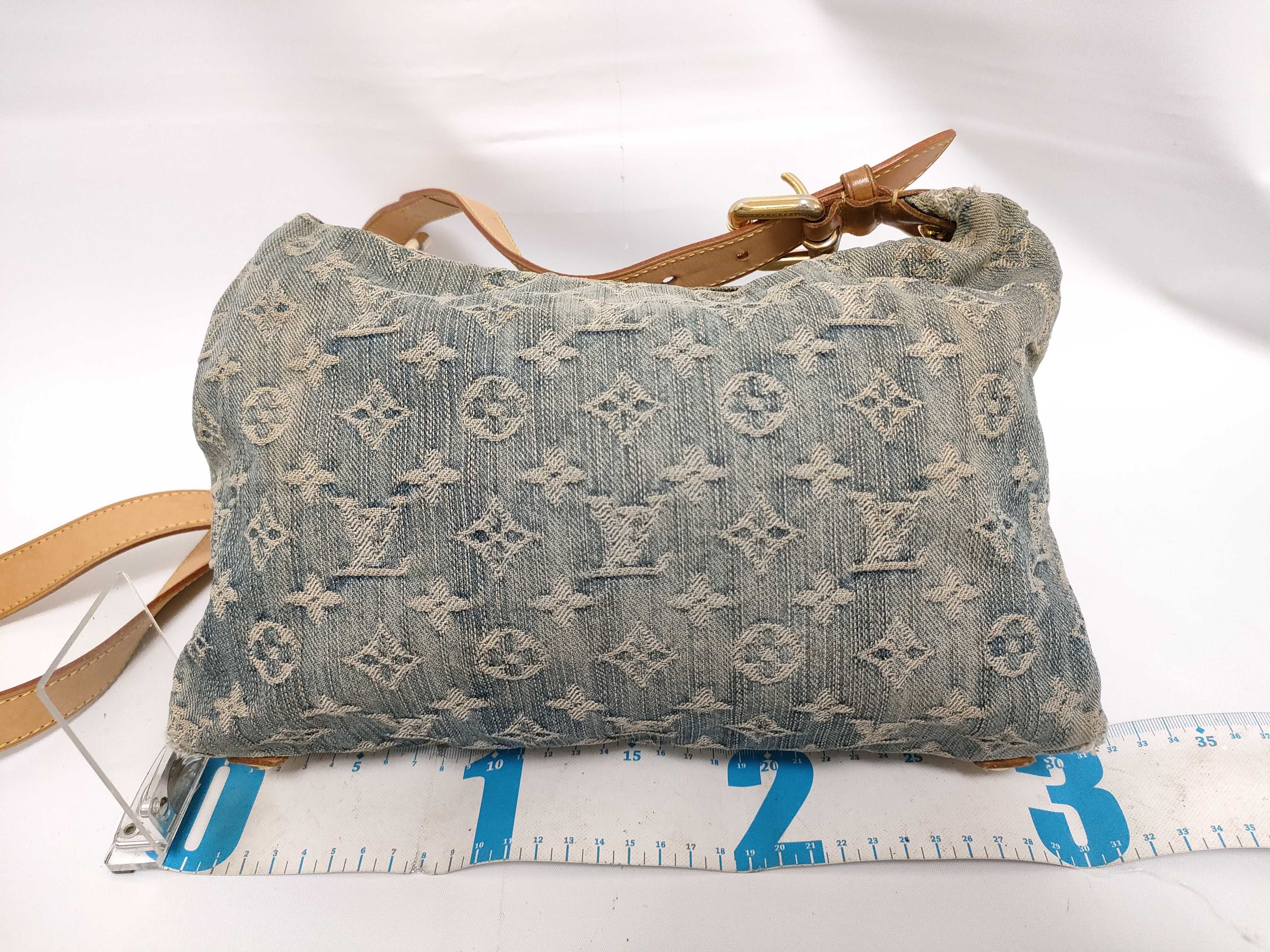 Monogram Denim LV Monogram Denim Baggy PM M95049 Bag Strap Handbag — view 2