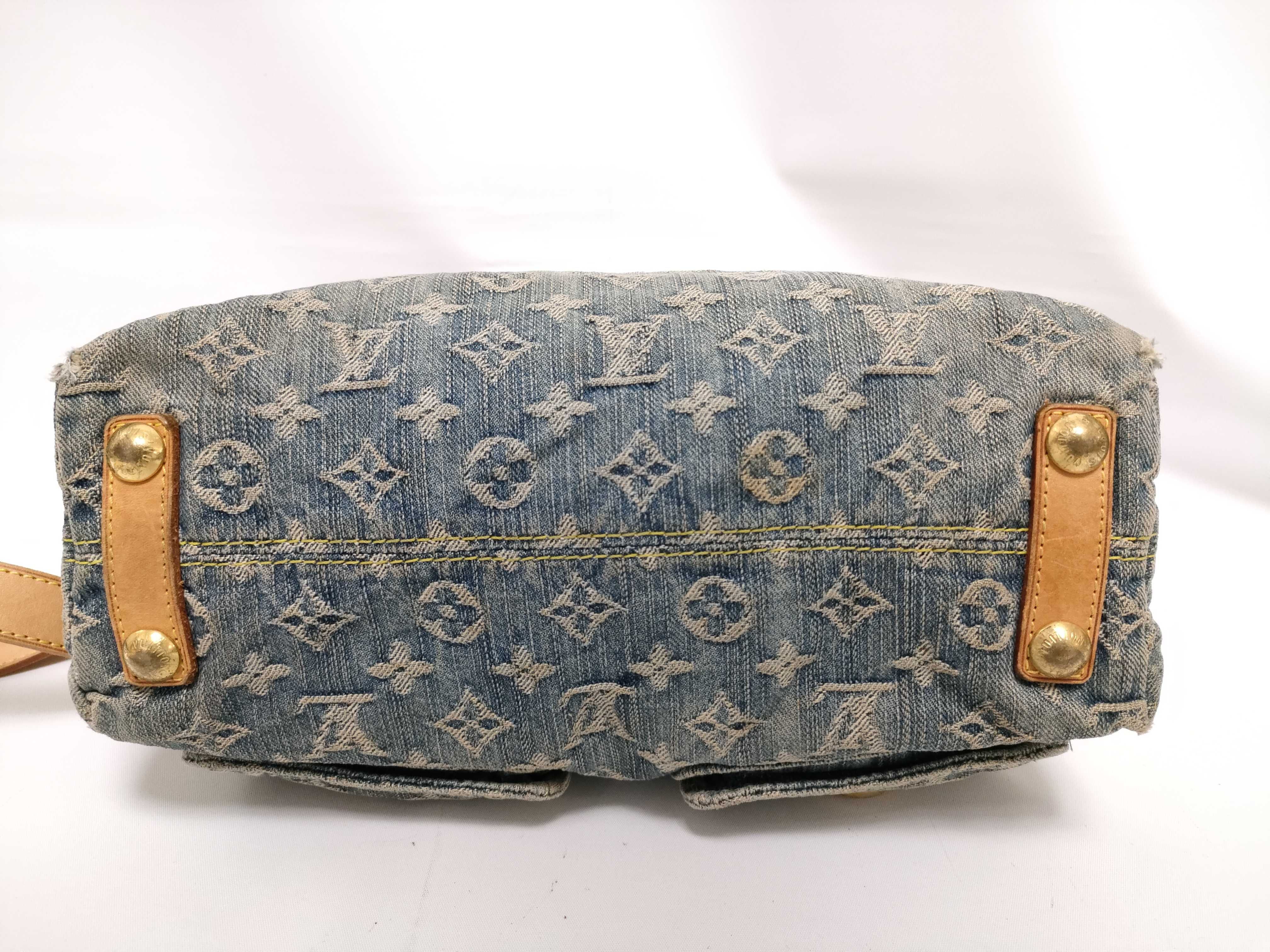 Monogram Denim LV Monogram Denim Baggy PM M95049 Bag Strap Handbag — view 3
