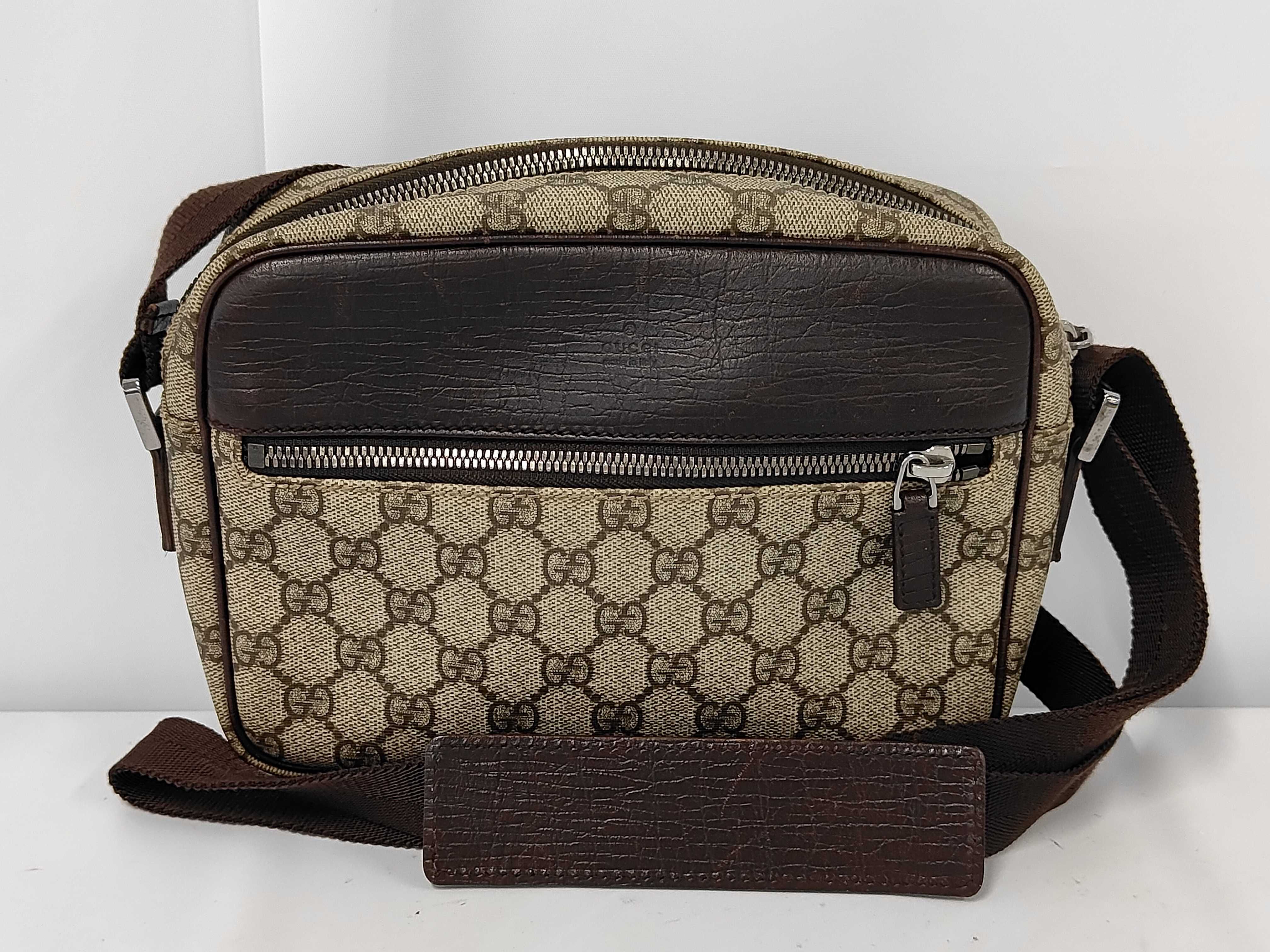 GG Supreme PVC Shoulder Bag 114291