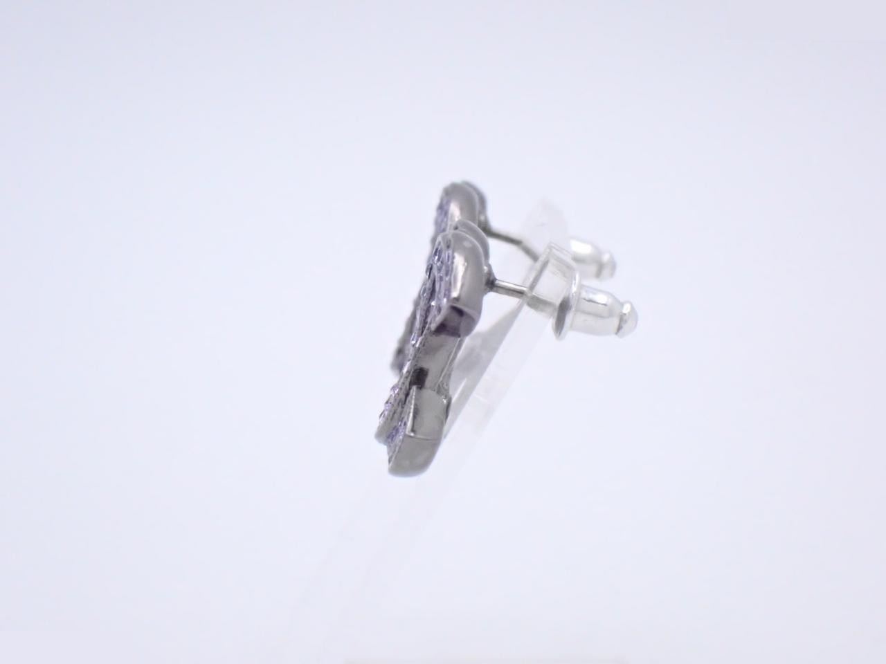 Coco Mark Rhinestone Earrings (Metal) — view 3