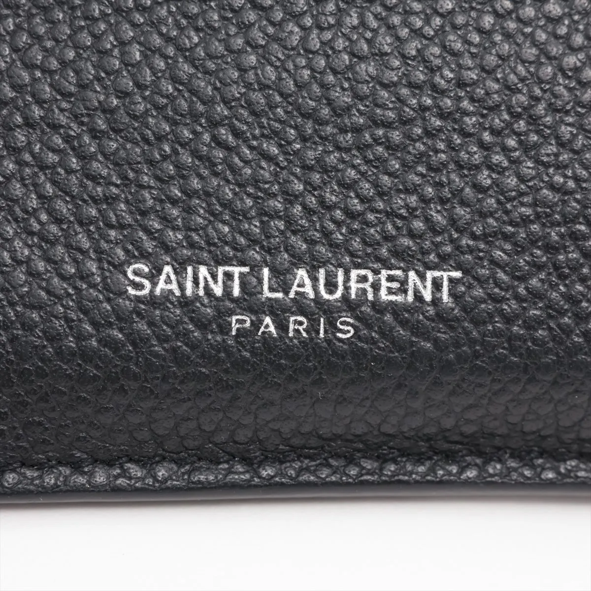 Logo 458583 Leather Coin Case Black — view 4