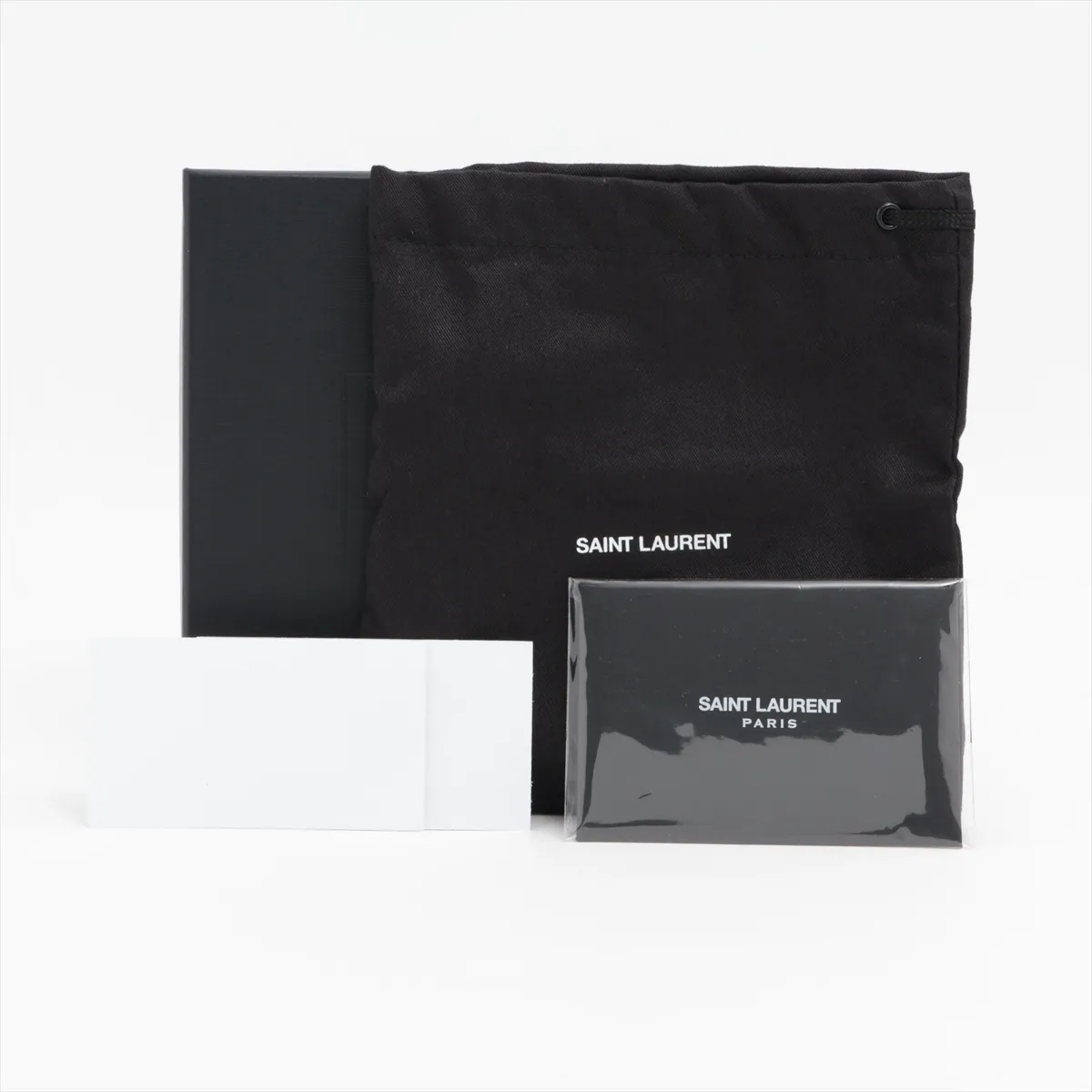 Logo 458583 Leather Coin Case Black — view 5