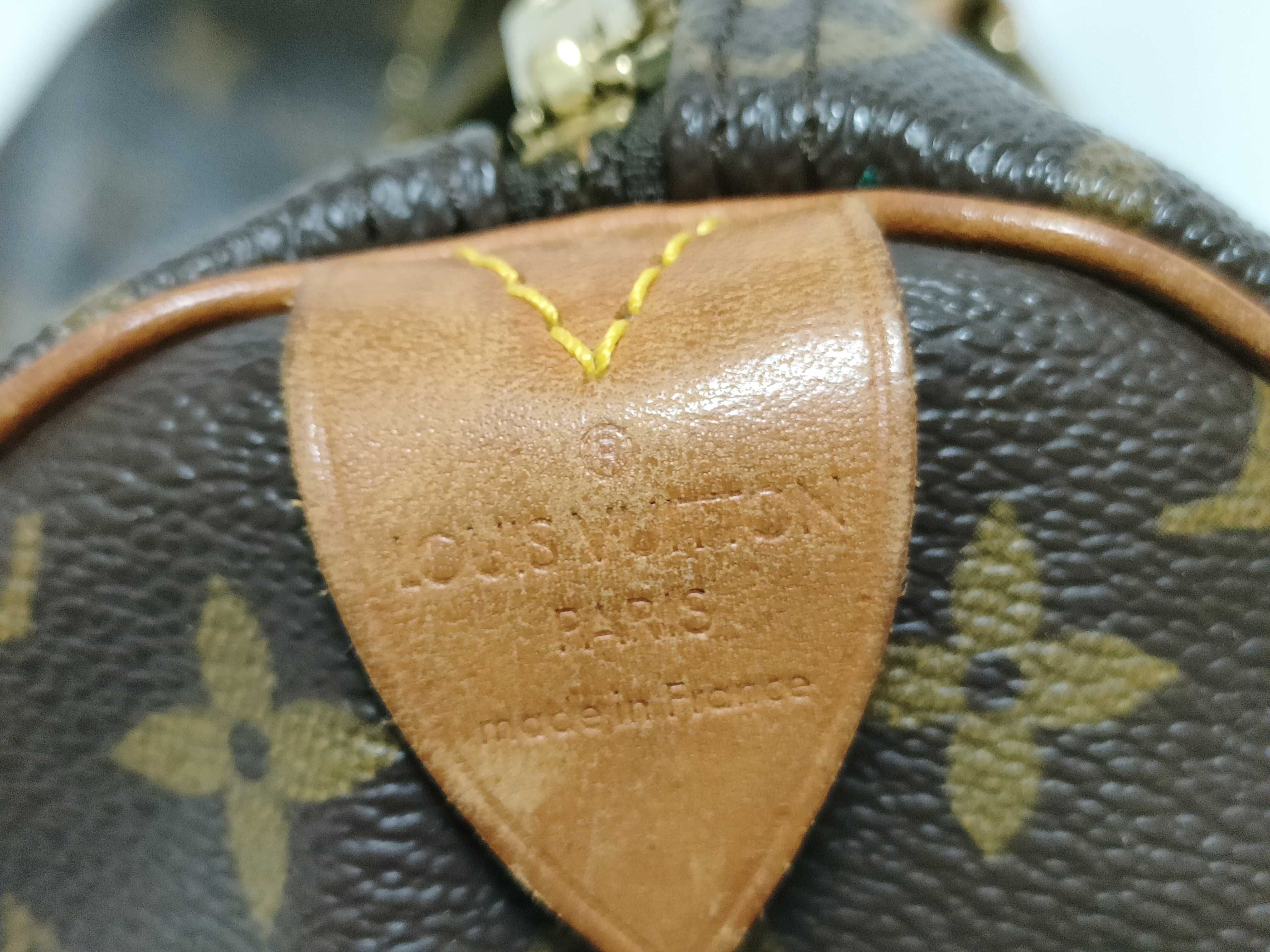 Monogram Speedy 35 Handbag (Zipper pull missing) — view 13