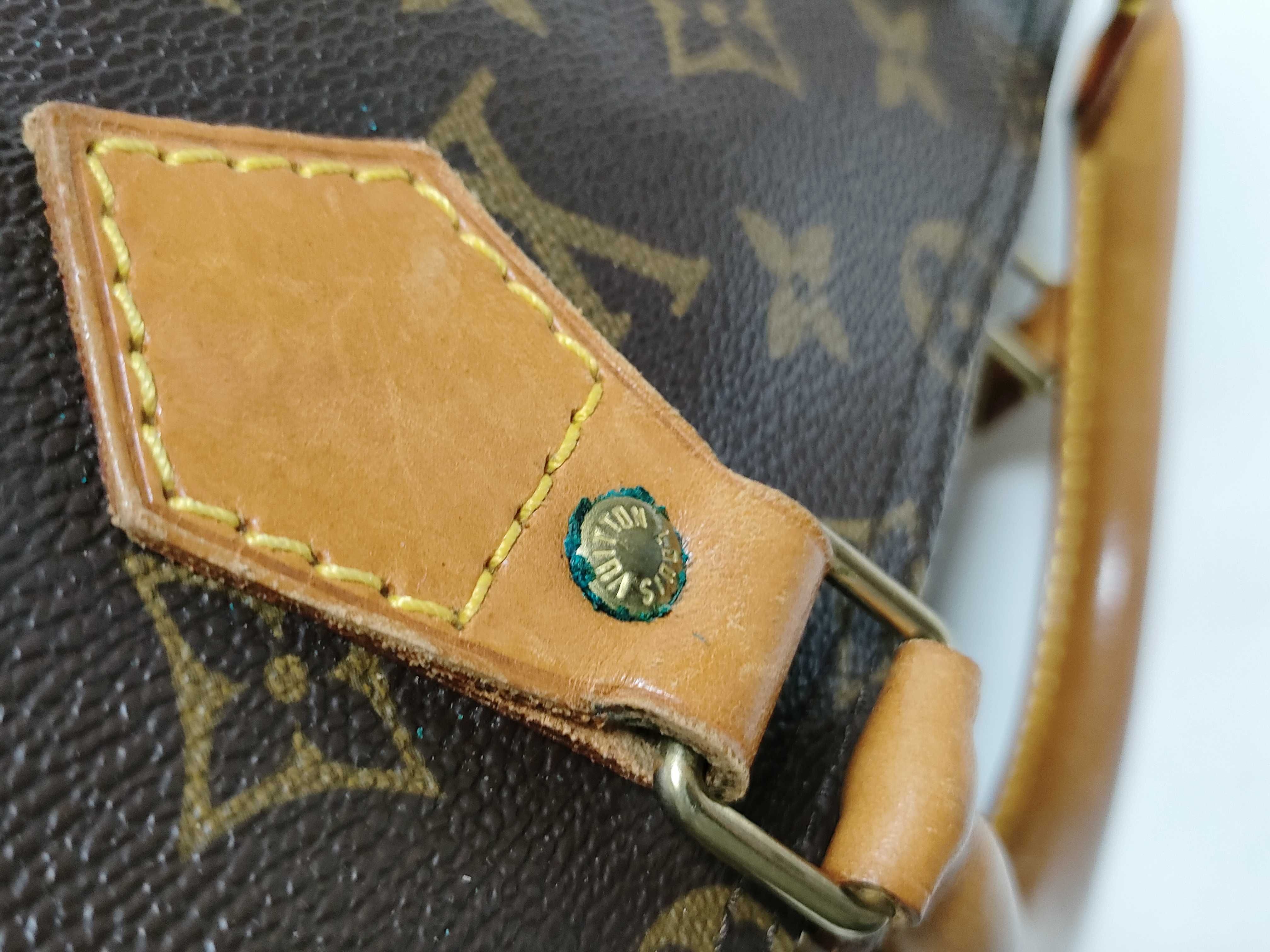 Monogram Speedy 35 Handbag (Zipper pull missing) — view 5