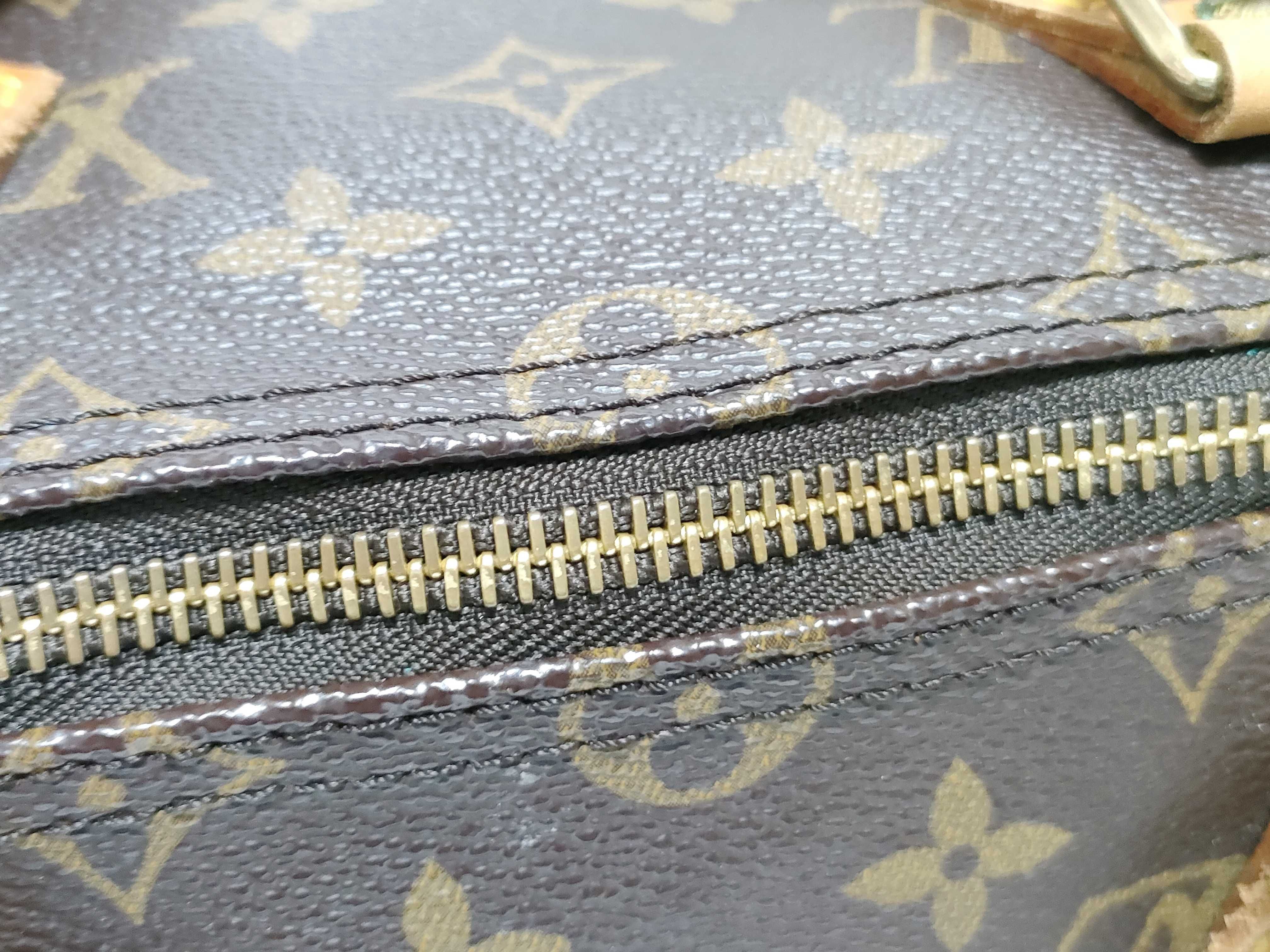 Monogram Speedy 35 Handbag (Zipper pull missing) — view 6